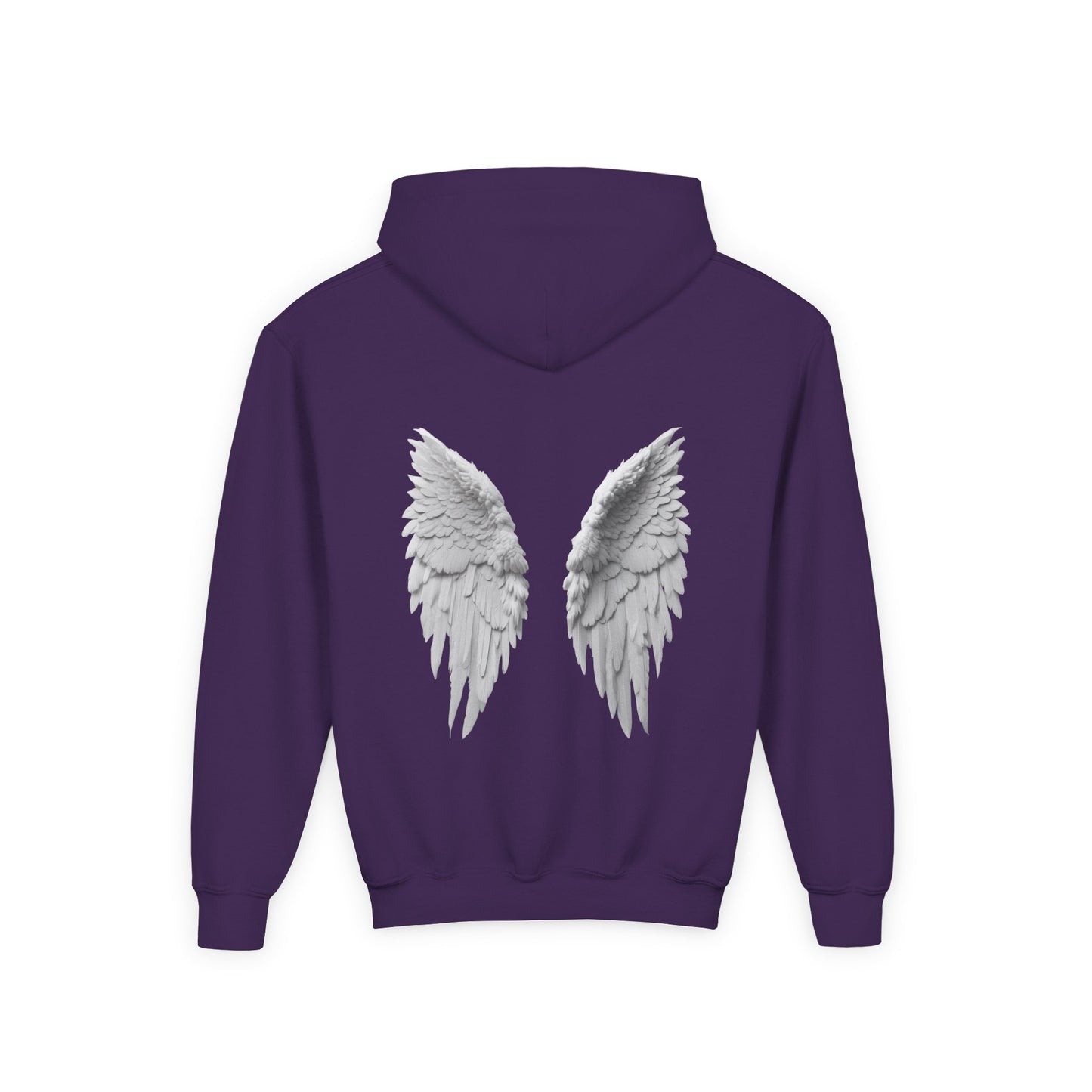 Inspirational Youth Hoodie - God Has Big Plans Design with Wings