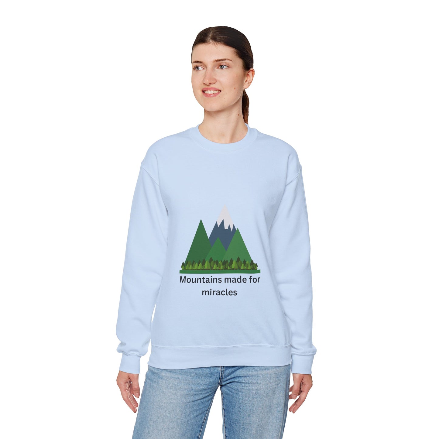 Mountains Made for Miracles Unisex Sweatshirt