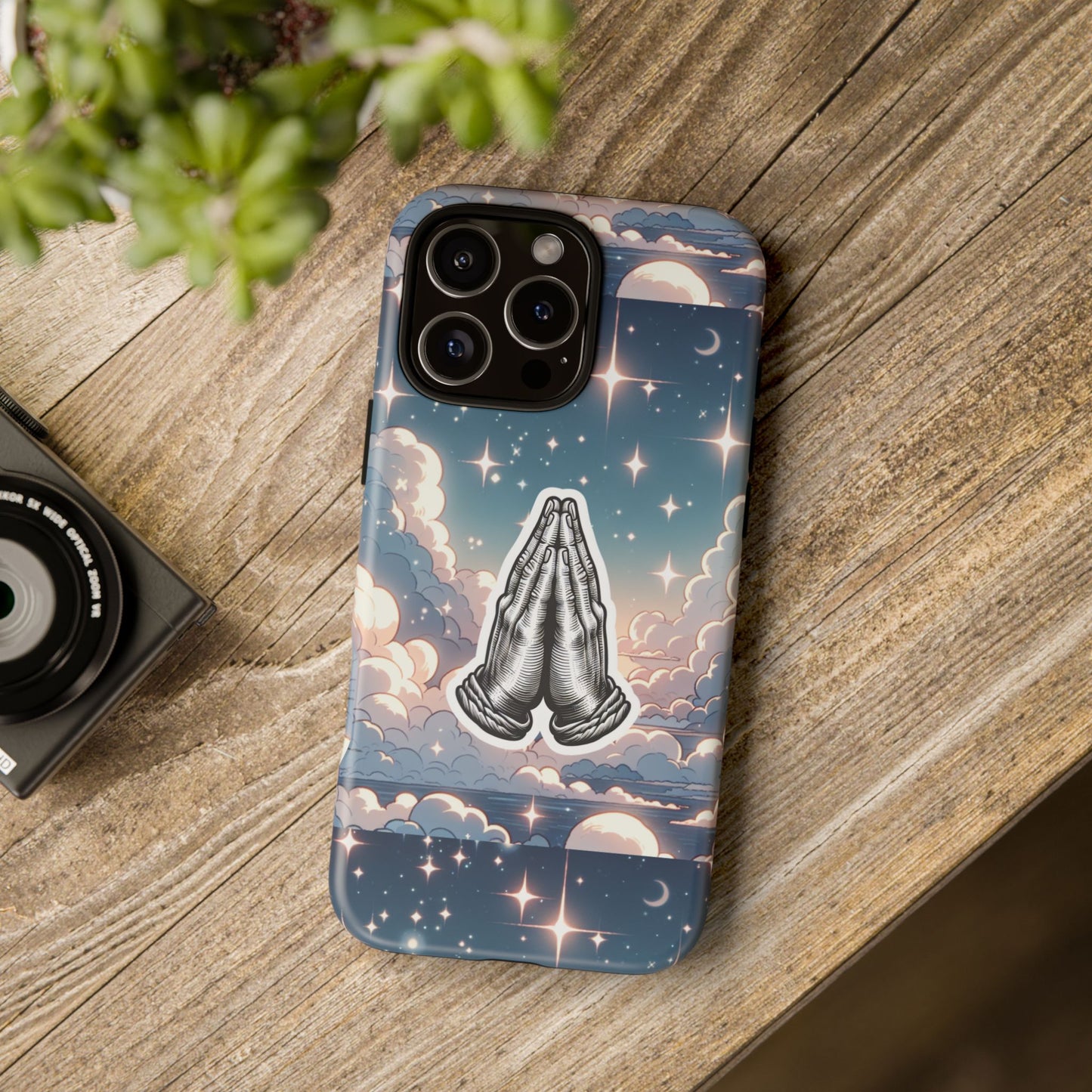 Tough Cases Praying Hands iPhone Case