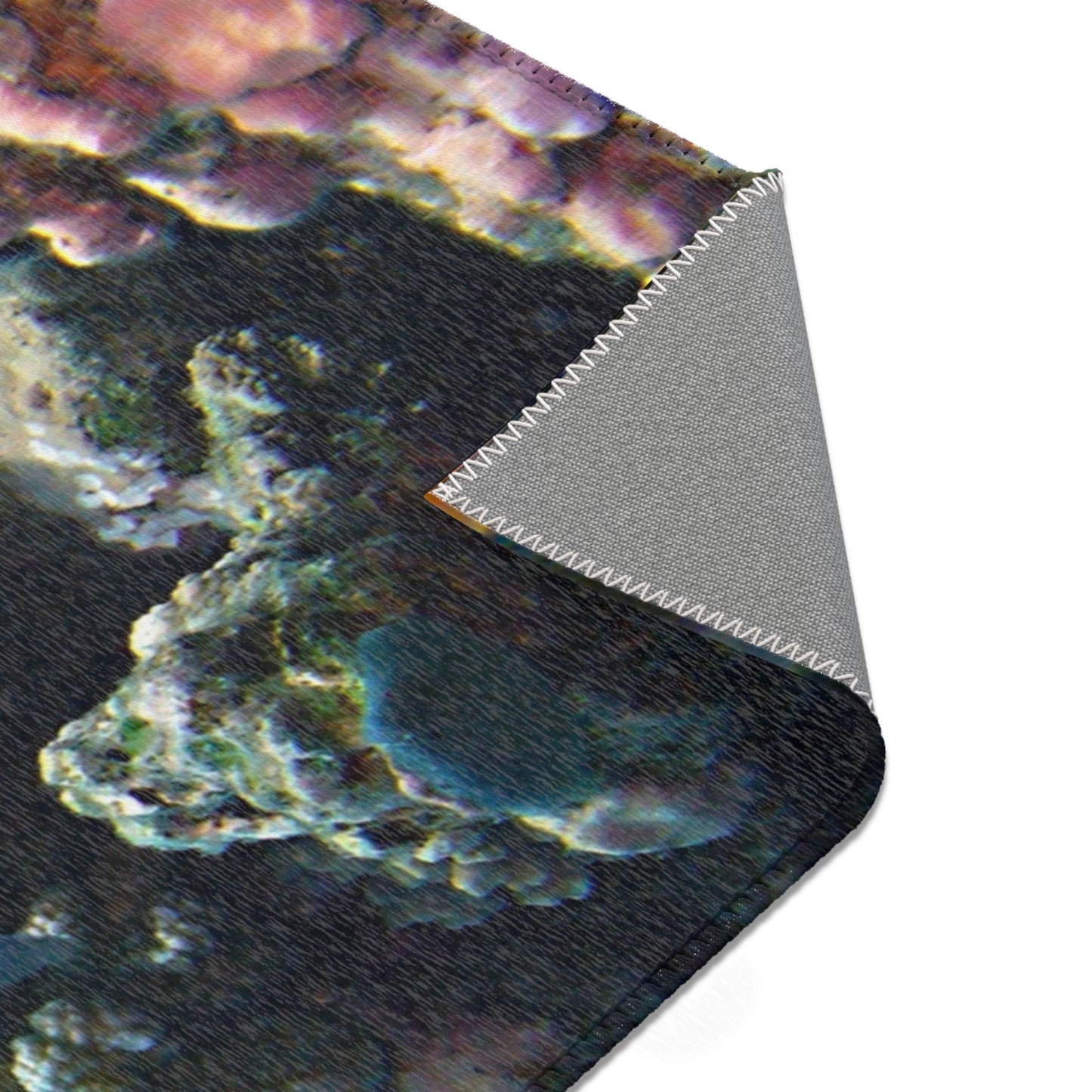 Underwater Aquatic Area Rug - Ocean Fish Design for Coastal Decor