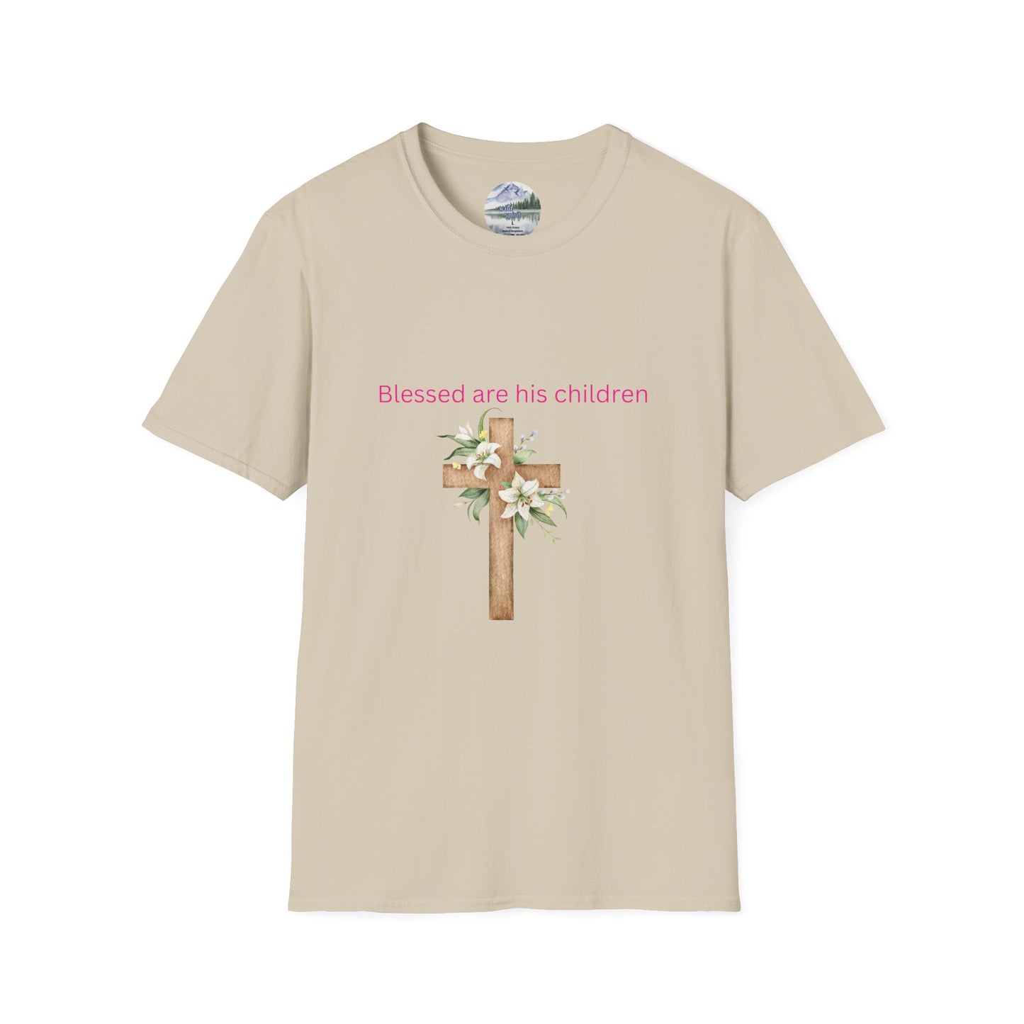 Blessed Are His Children Unisex Softstyle T-Shirt - Faith-Inspired Apparel