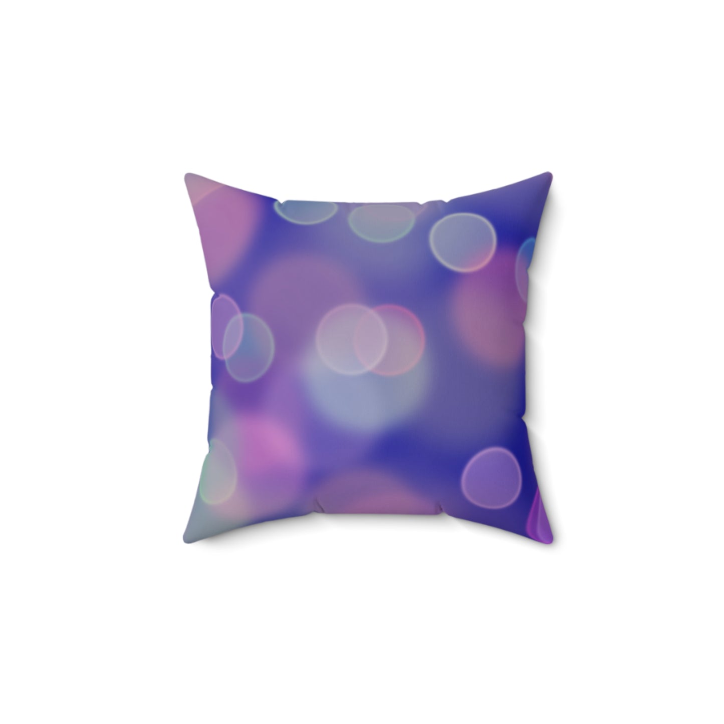 Vibrant Bokeh Decorative Pillow | Cozy Home Accent