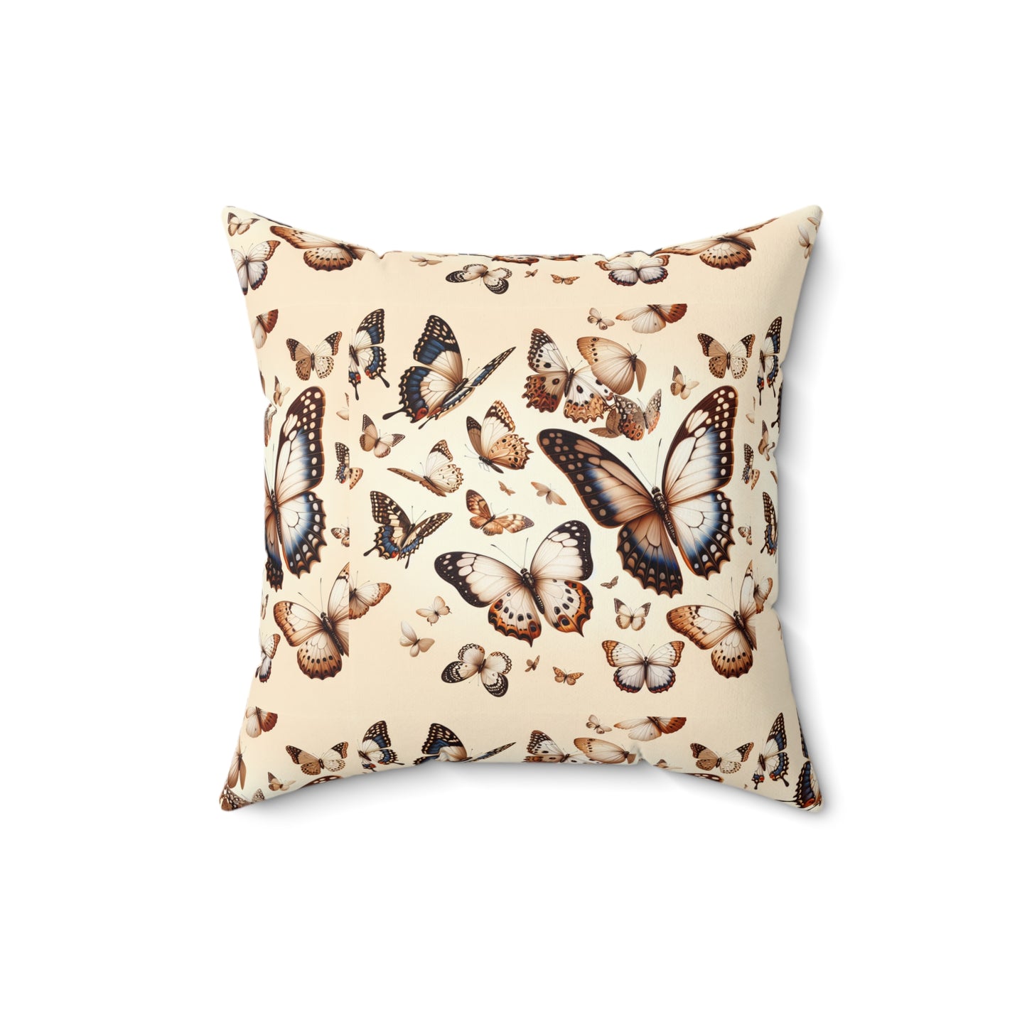 Butterfly Garden Decorative Pillow - Nature Inspired Home Decor