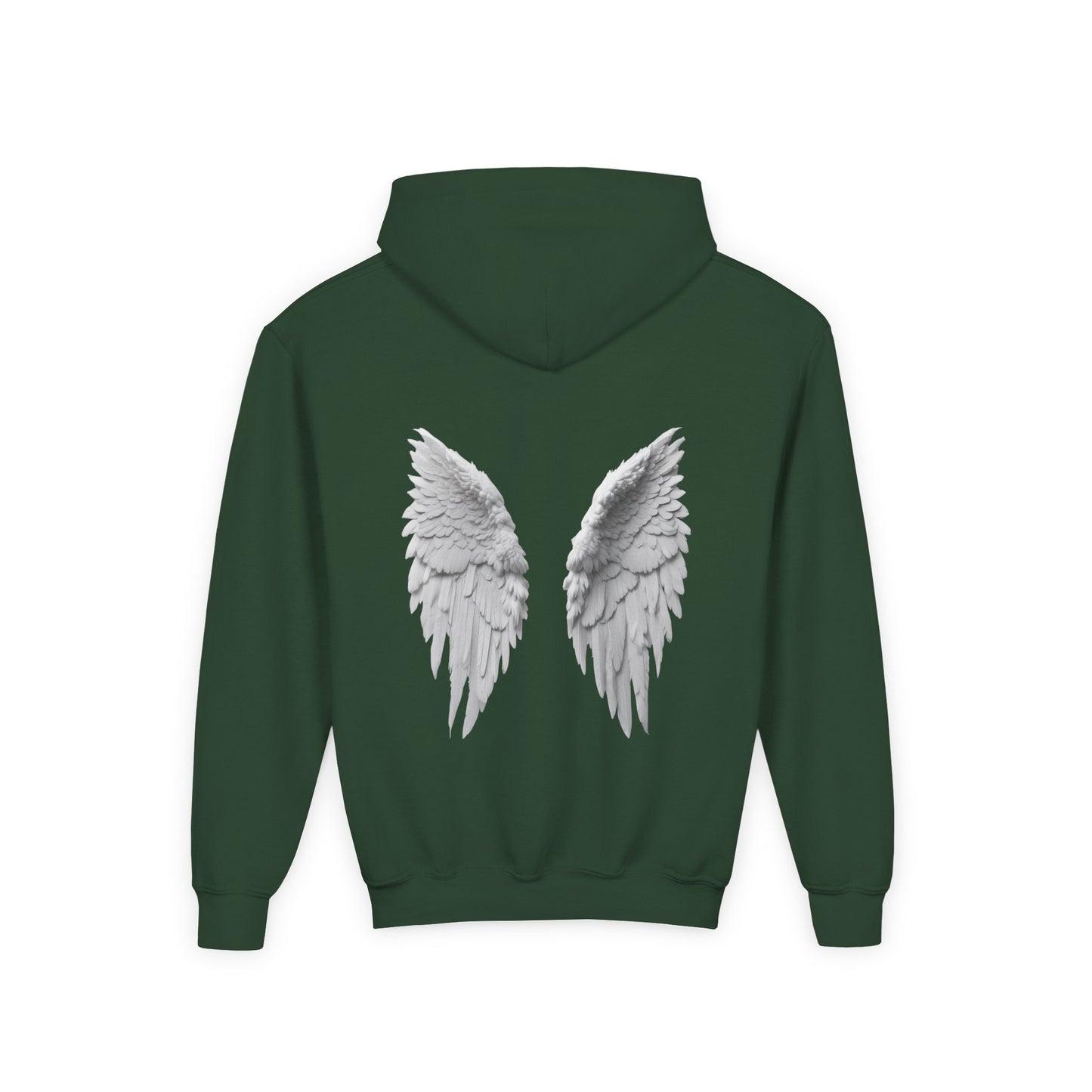 Inspirational Youth Hoodie - God Has Big Plans Design with Wings
