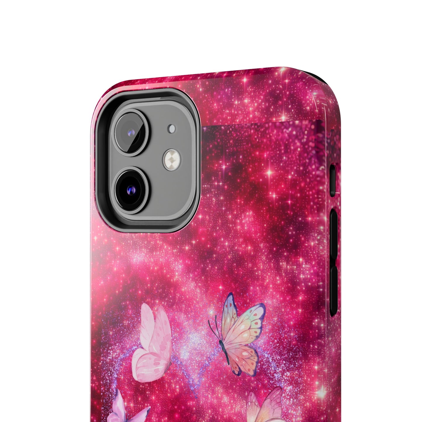 Butterfly Heart Tough Phone Cases - Vimentins Day Sparkly Design