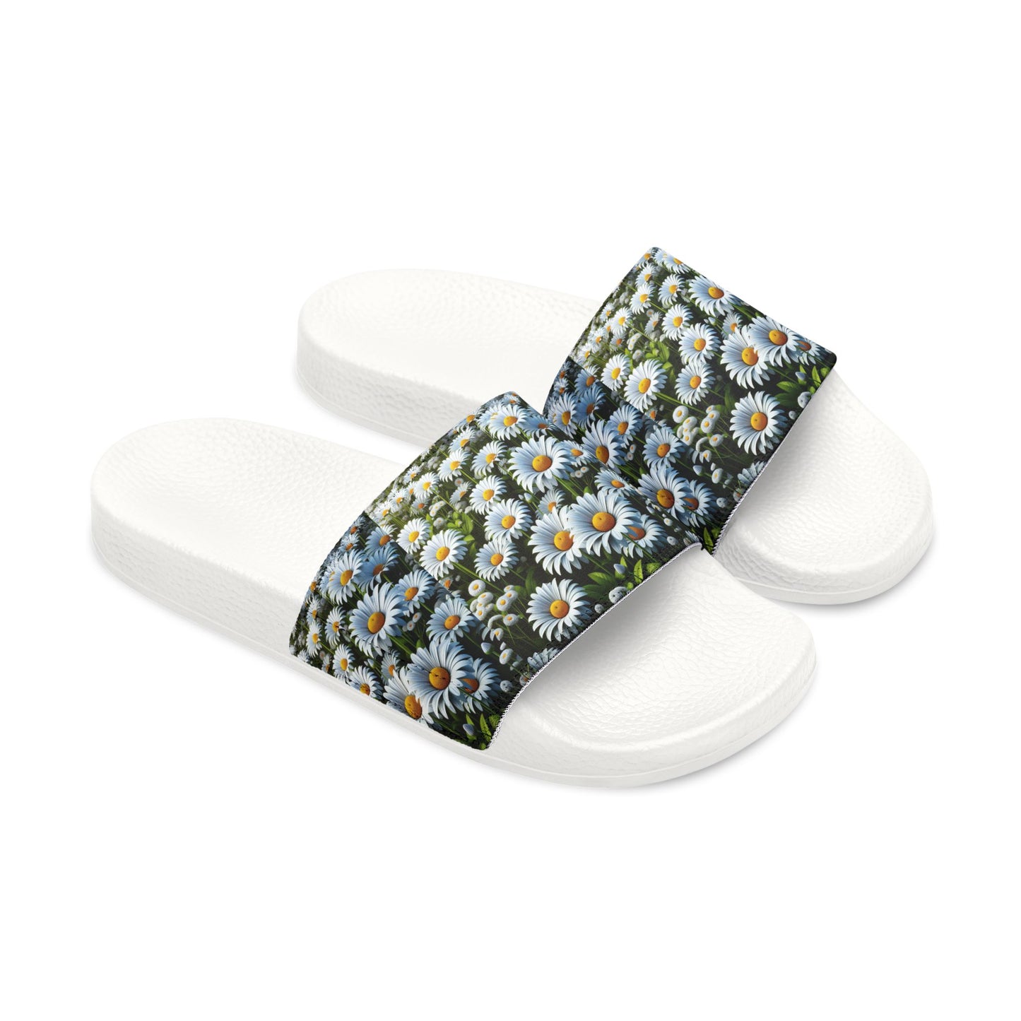 Youth Floral Slide Sandals - Comfortable Summer Footwear