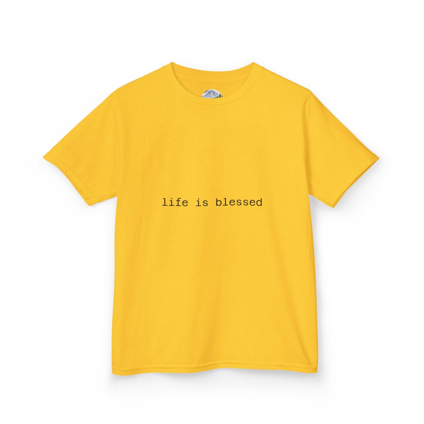 Blessed Kids Tee with Angel Wings