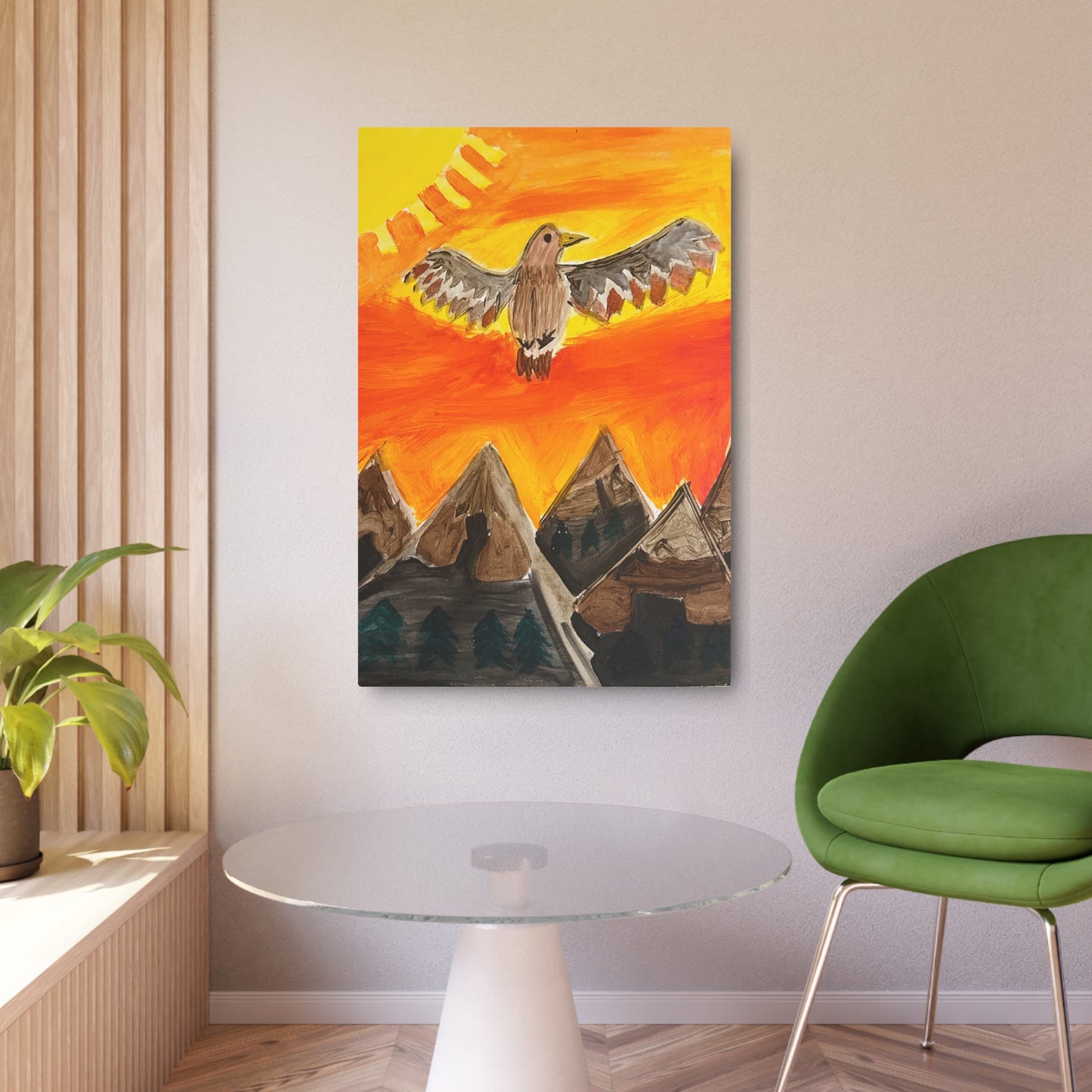 Metal Art Sign - Free Bird Wall Decor