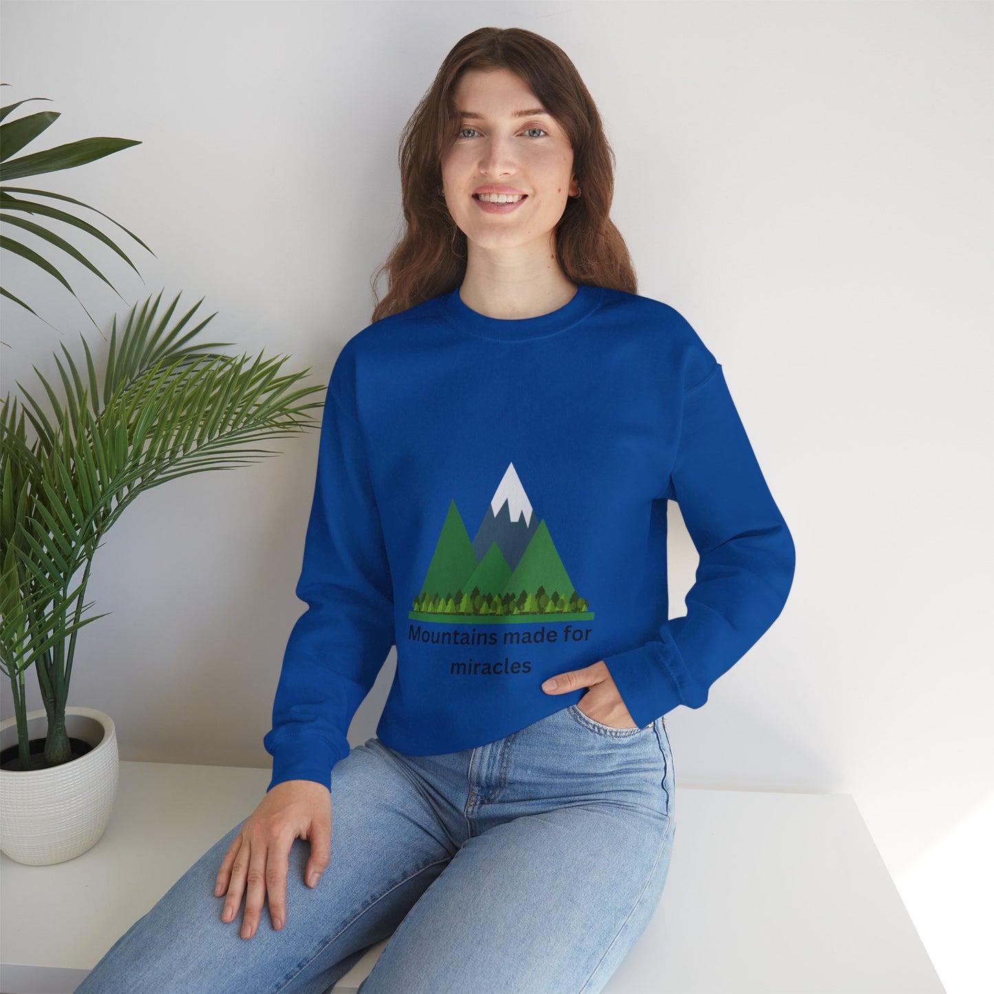 Mountains Made for Miracles Unisex Sweatshirt