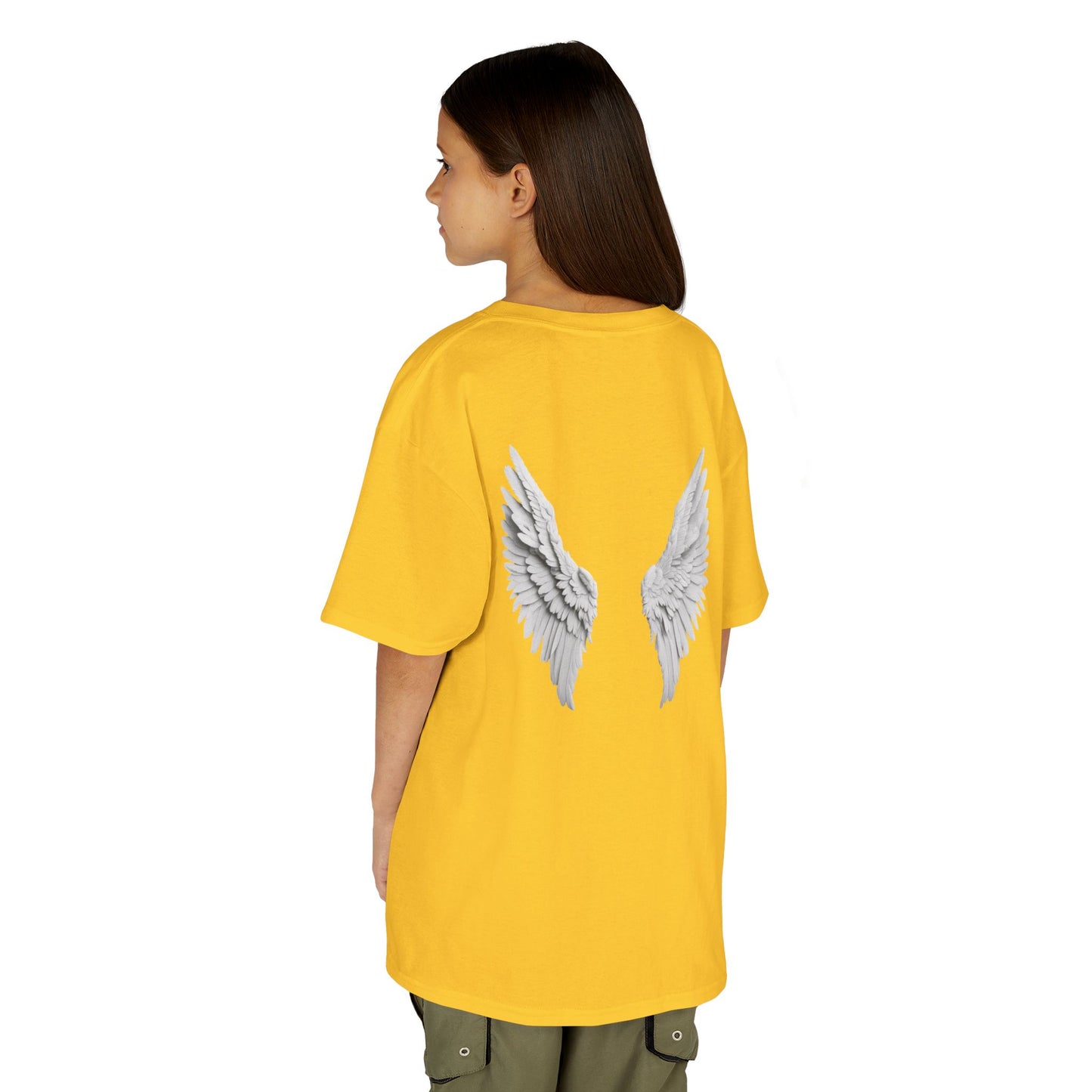 Blessed Kids Tee with Angel Wings