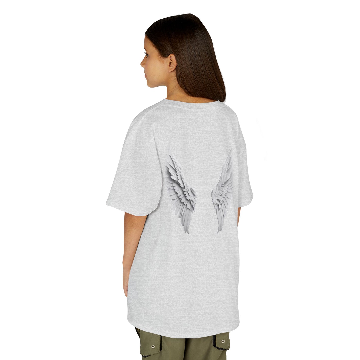 Blessed Kids Tee with Angel Wings