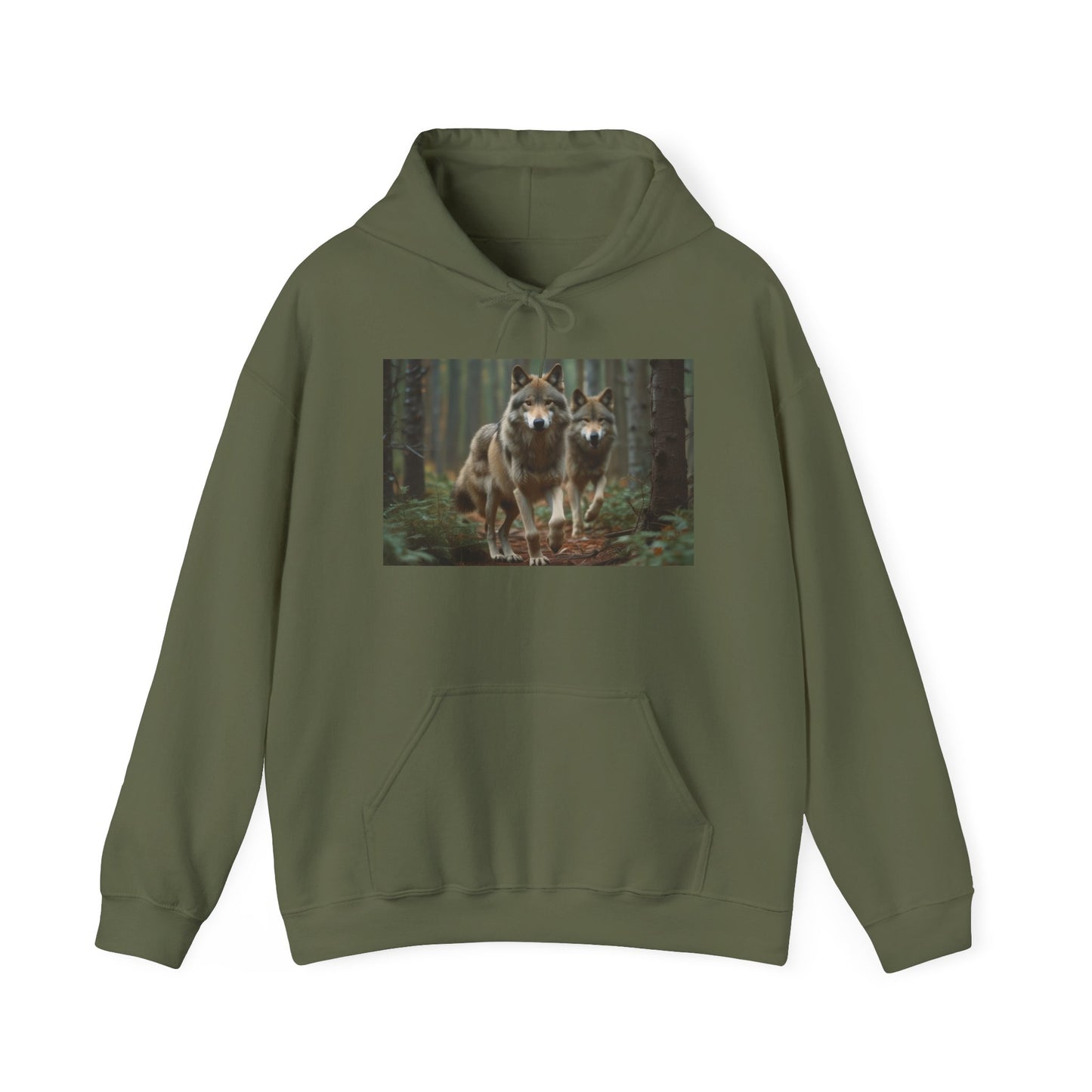 Wolf Forest Unisex Hoodie Sweatshirt