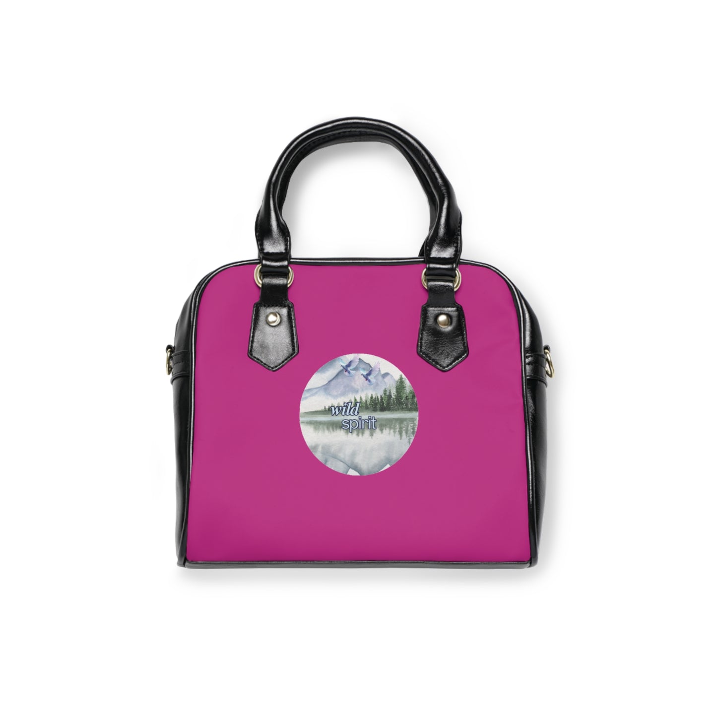 Inspirational Shoulder Handbag for Nature Lovers - Faith Cross Design