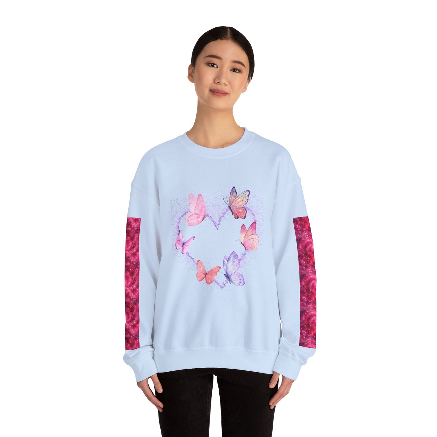 Butterfly Heart Sweatshirt - Valentine's Day Design