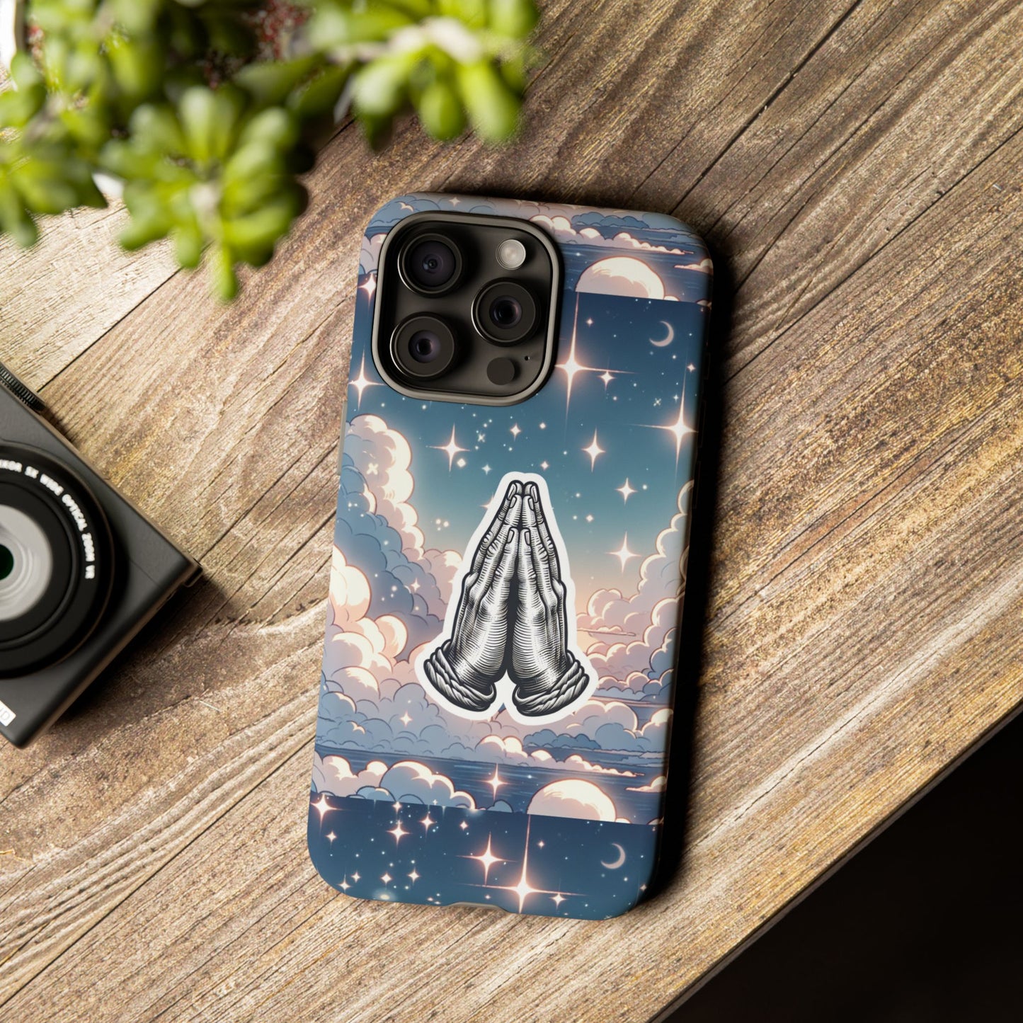 Tough Cases Praying Hands iPhone Case