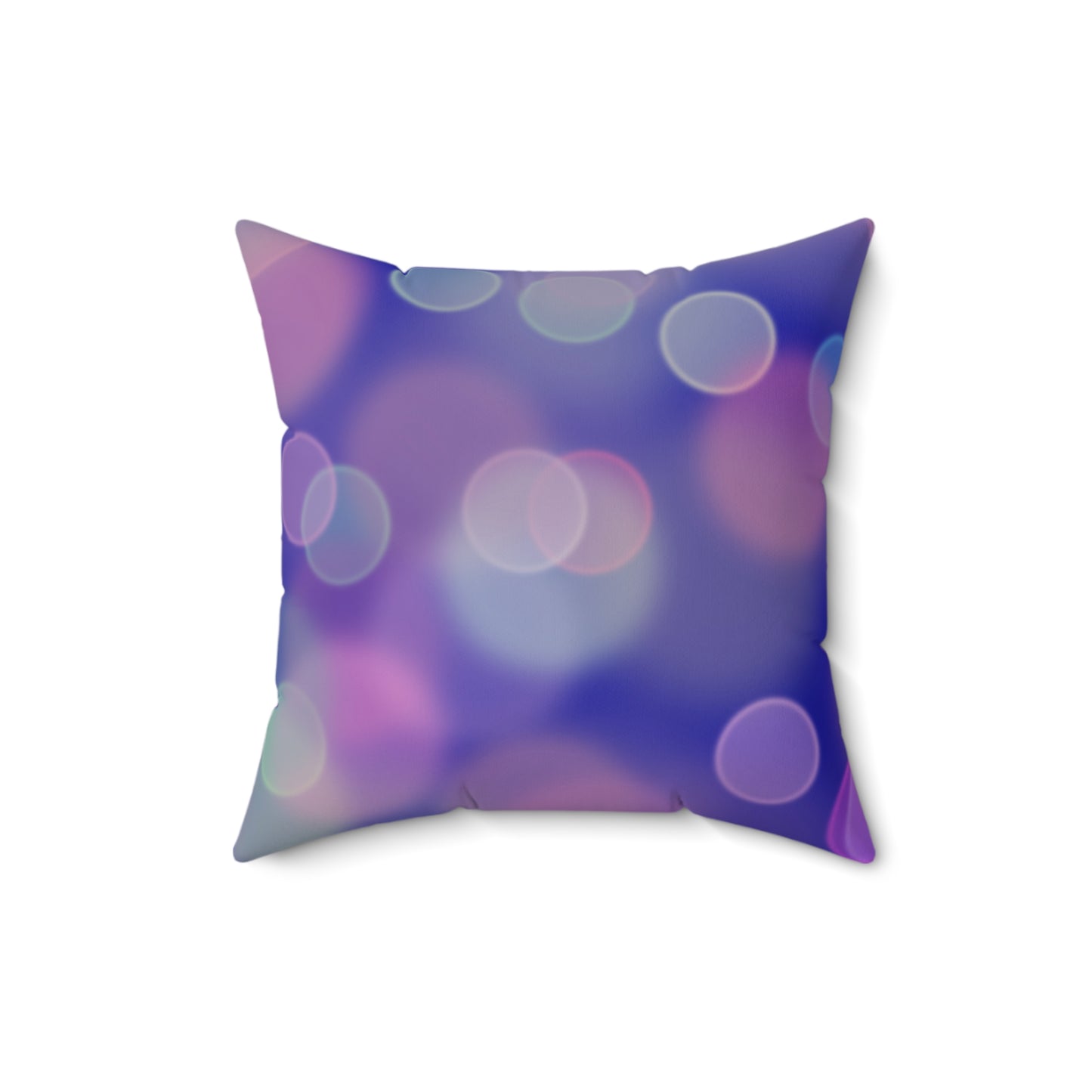 Vibrant Bokeh Decorative Pillow | Cozy Home Accent