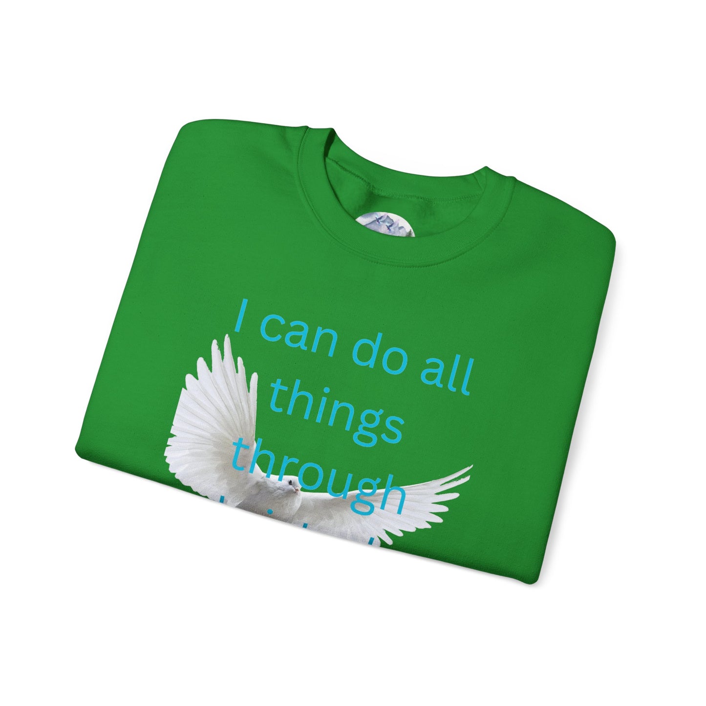 Christian Unisex Sweatshirt - White Dove Design