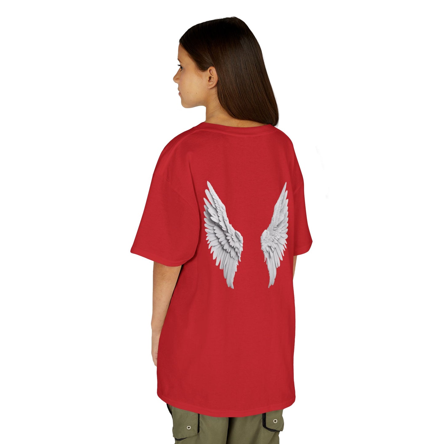 Blessed Kids Tee with Angel Wings