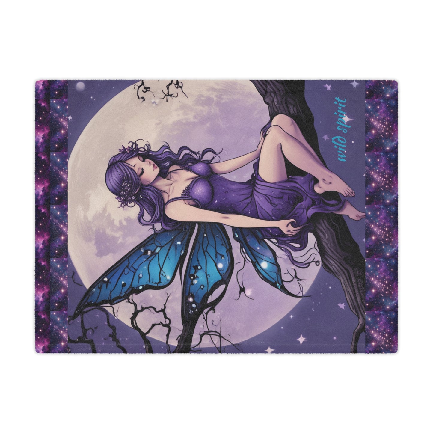 Microfiber Blanket - Fairy Night Scene