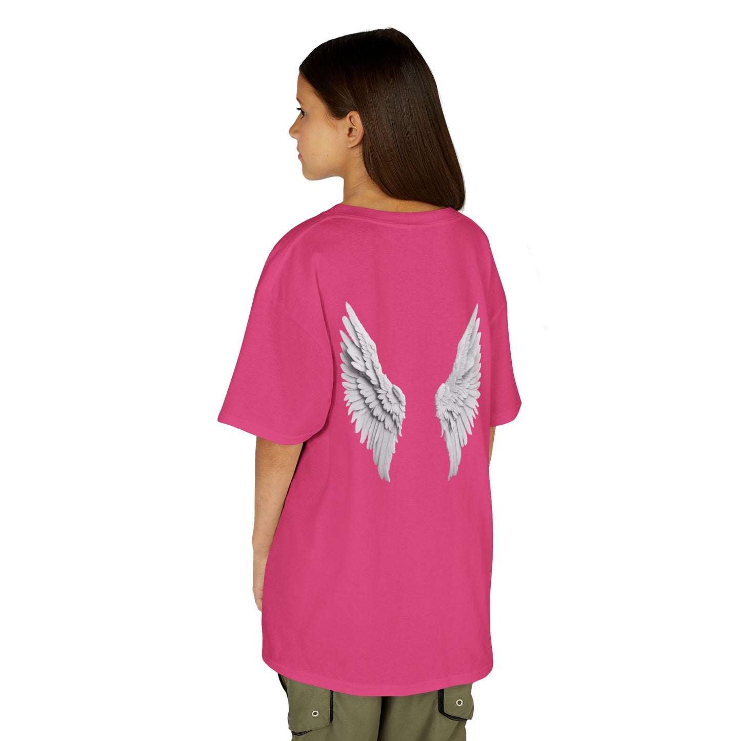 Blessed Kids Tee with Angel Wings