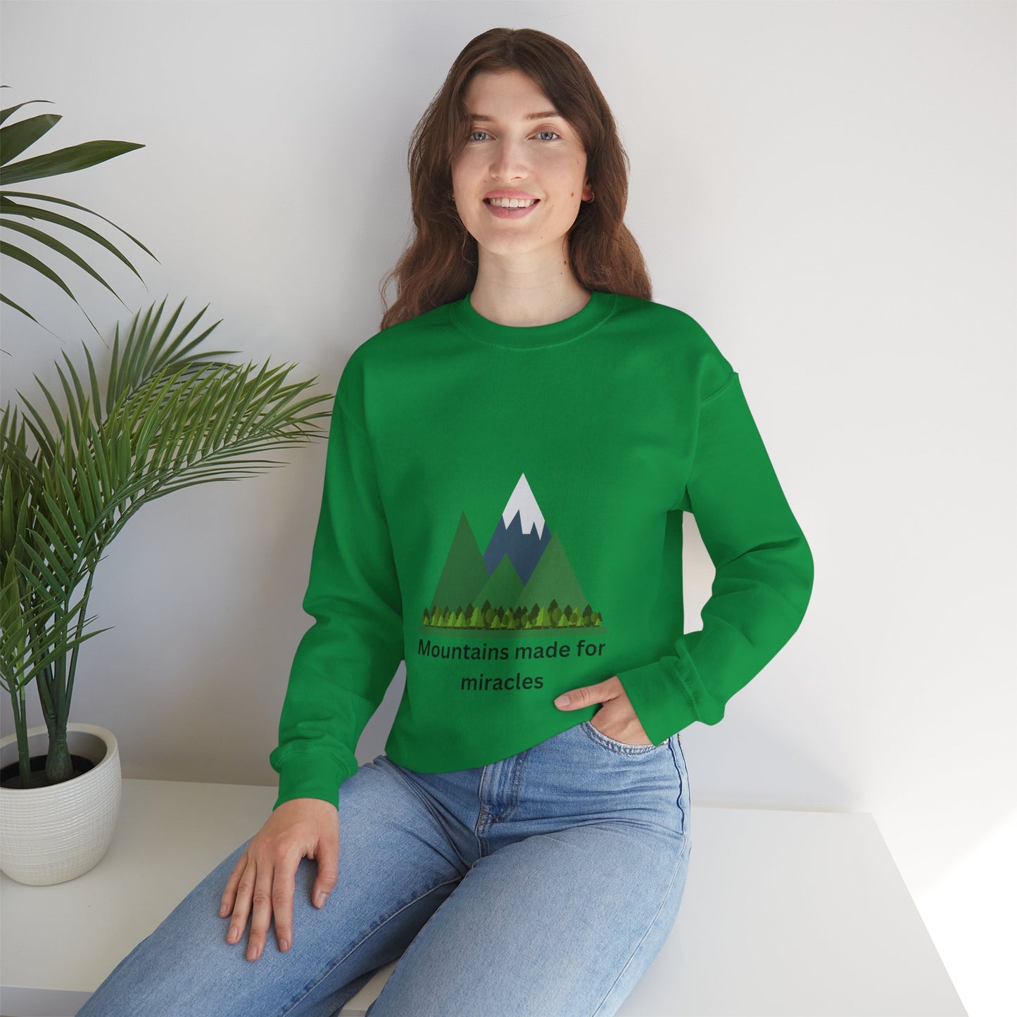 Mountains Made for Miracles Unisex Sweatshirt