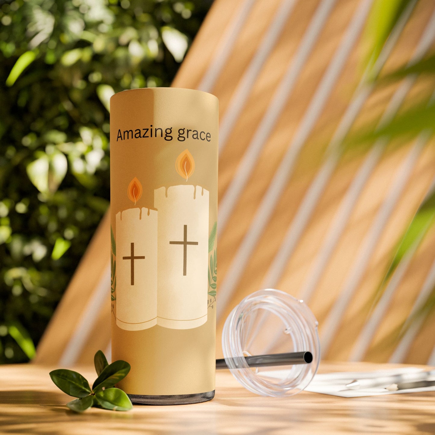 Faith-Inspired Skinny Tumbler
