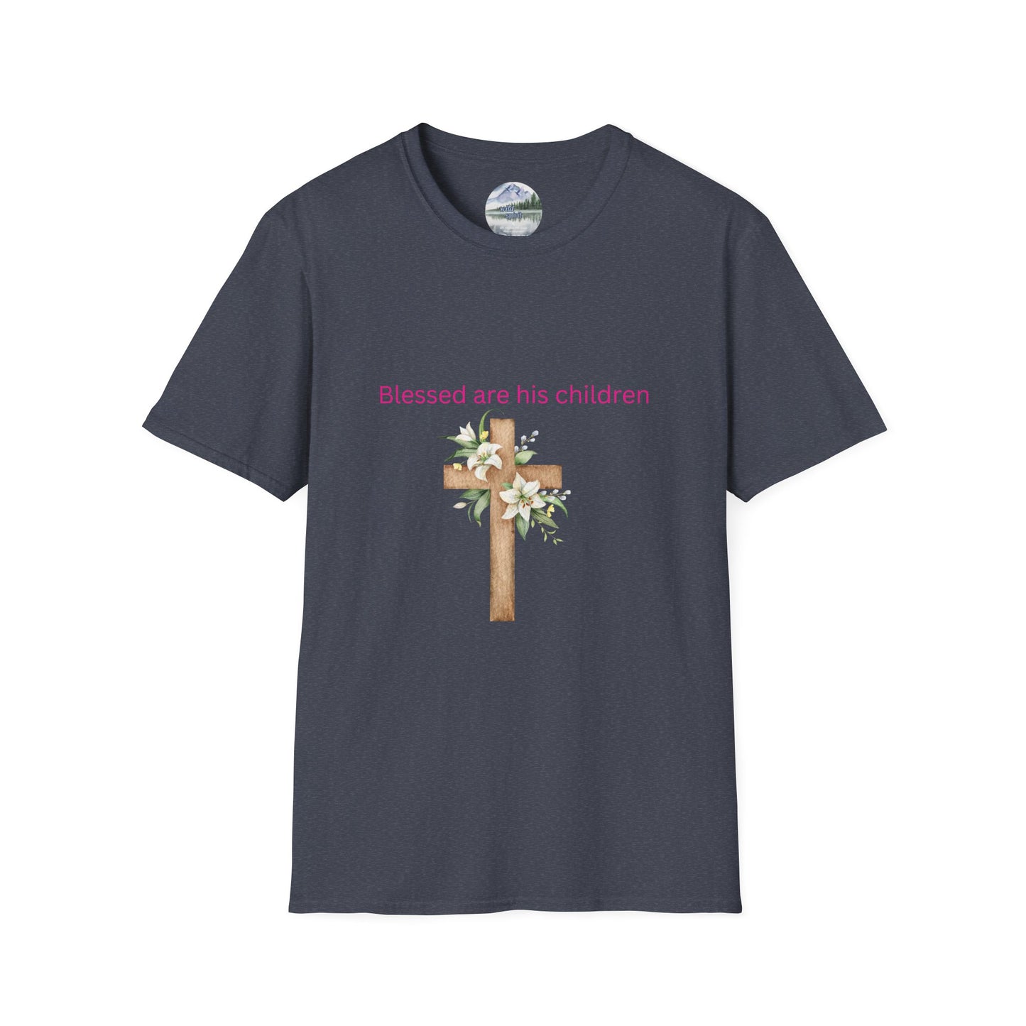 Blessed Are His Children Unisex Softstyle T-Shirt - Faith-Inspired Apparel