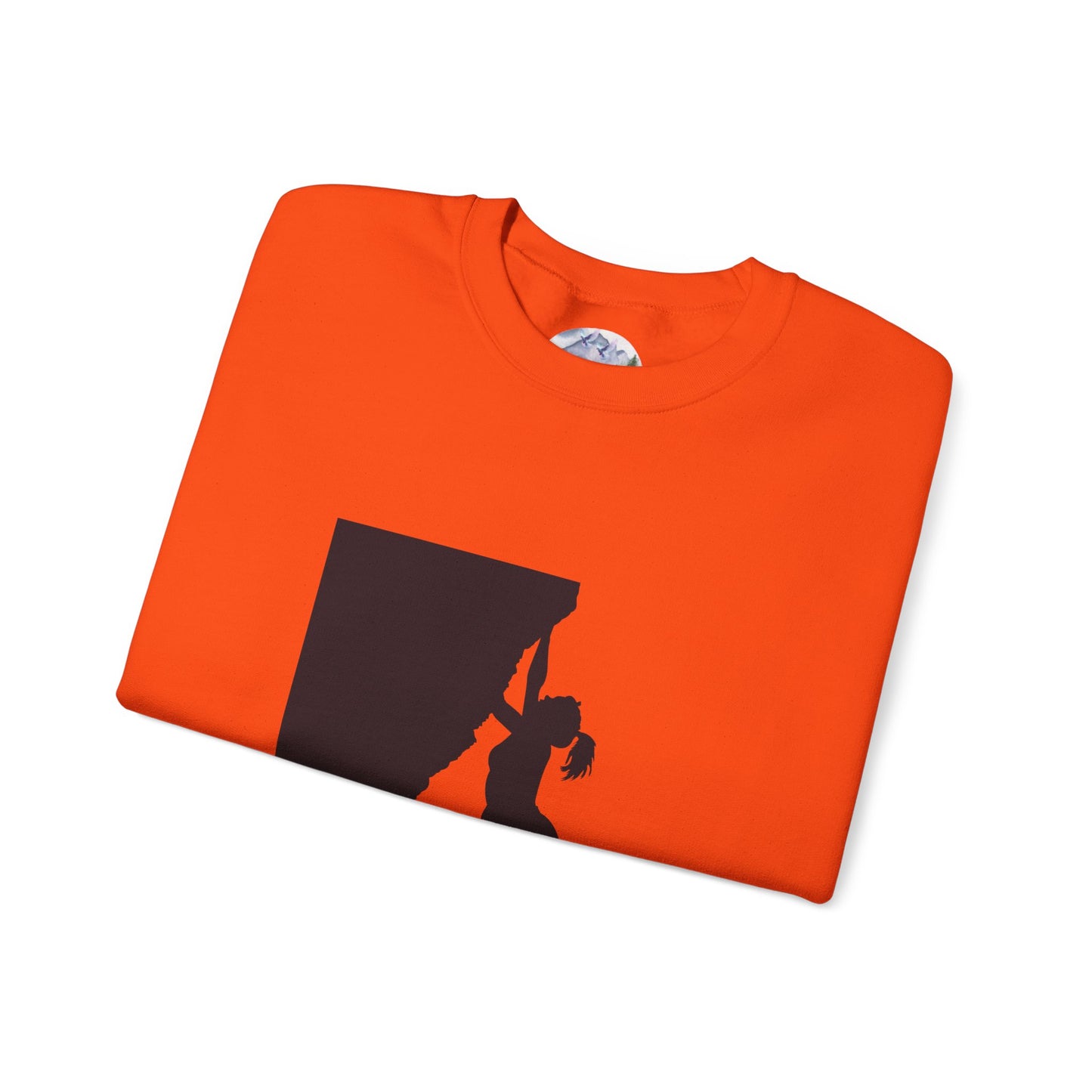 Crewneck Sweatshirt - Rock Climbing 'Climbing Higher with Christ'