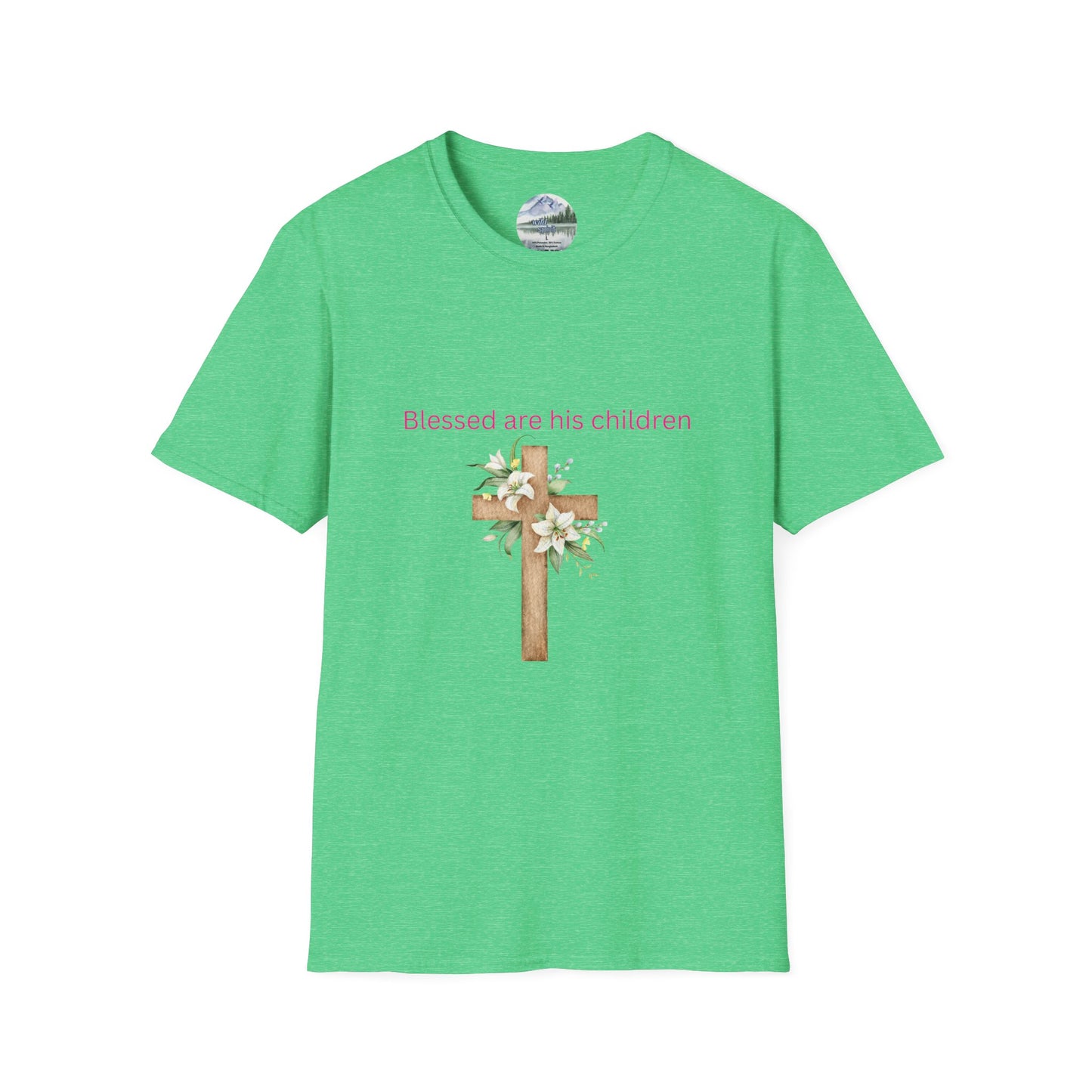 Blessed Are His Children Unisex Softstyle T-Shirt - Faith-Inspired Apparel