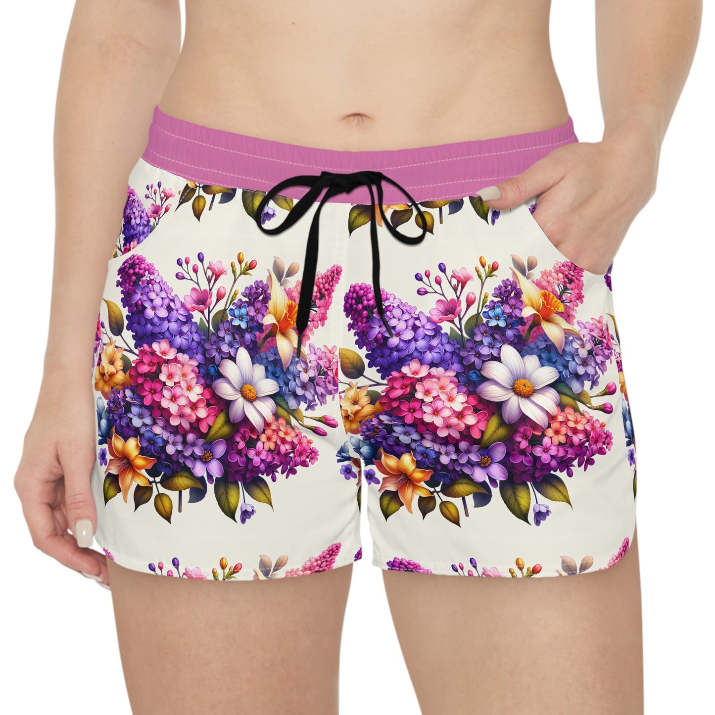 Floral Bliss Women’s Casual Shorts - Perfect for Summer Days