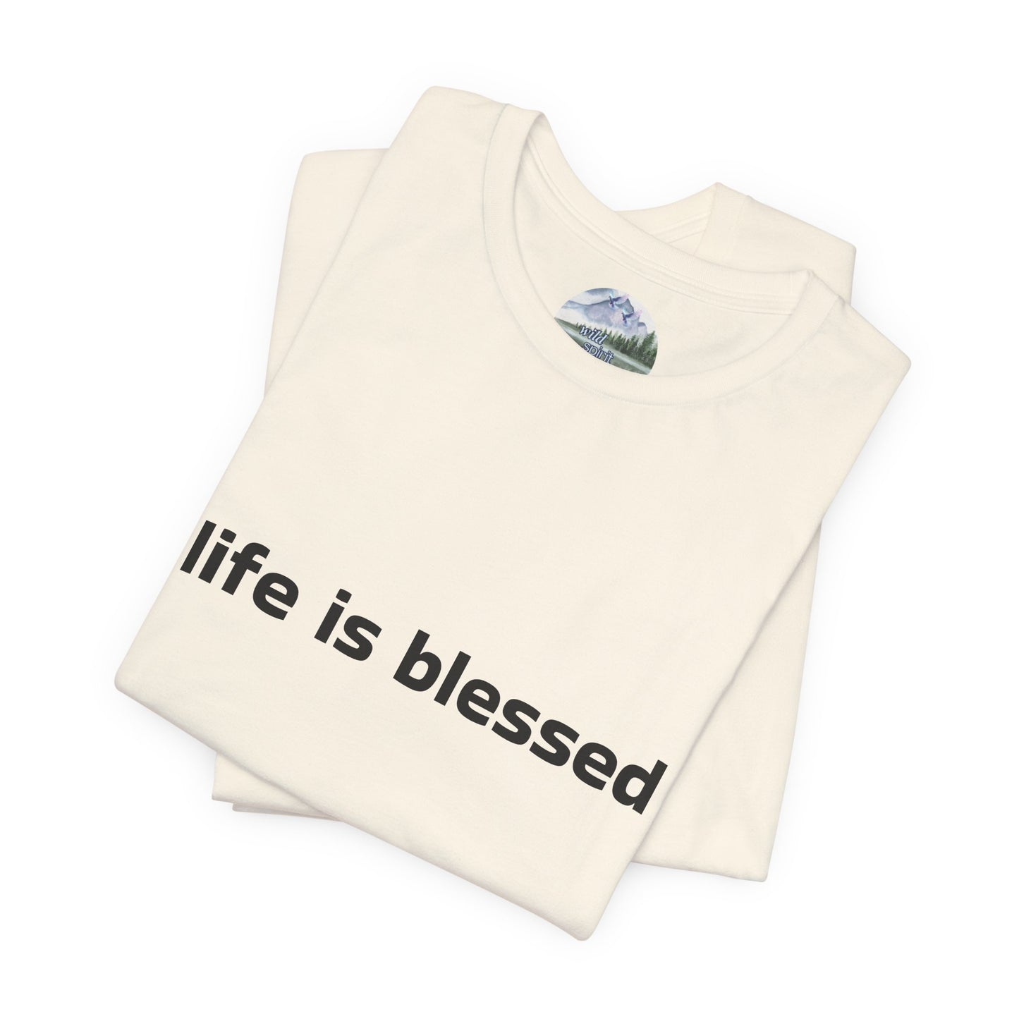 Life is Blessed Angel Wings Unisex T-Shirt