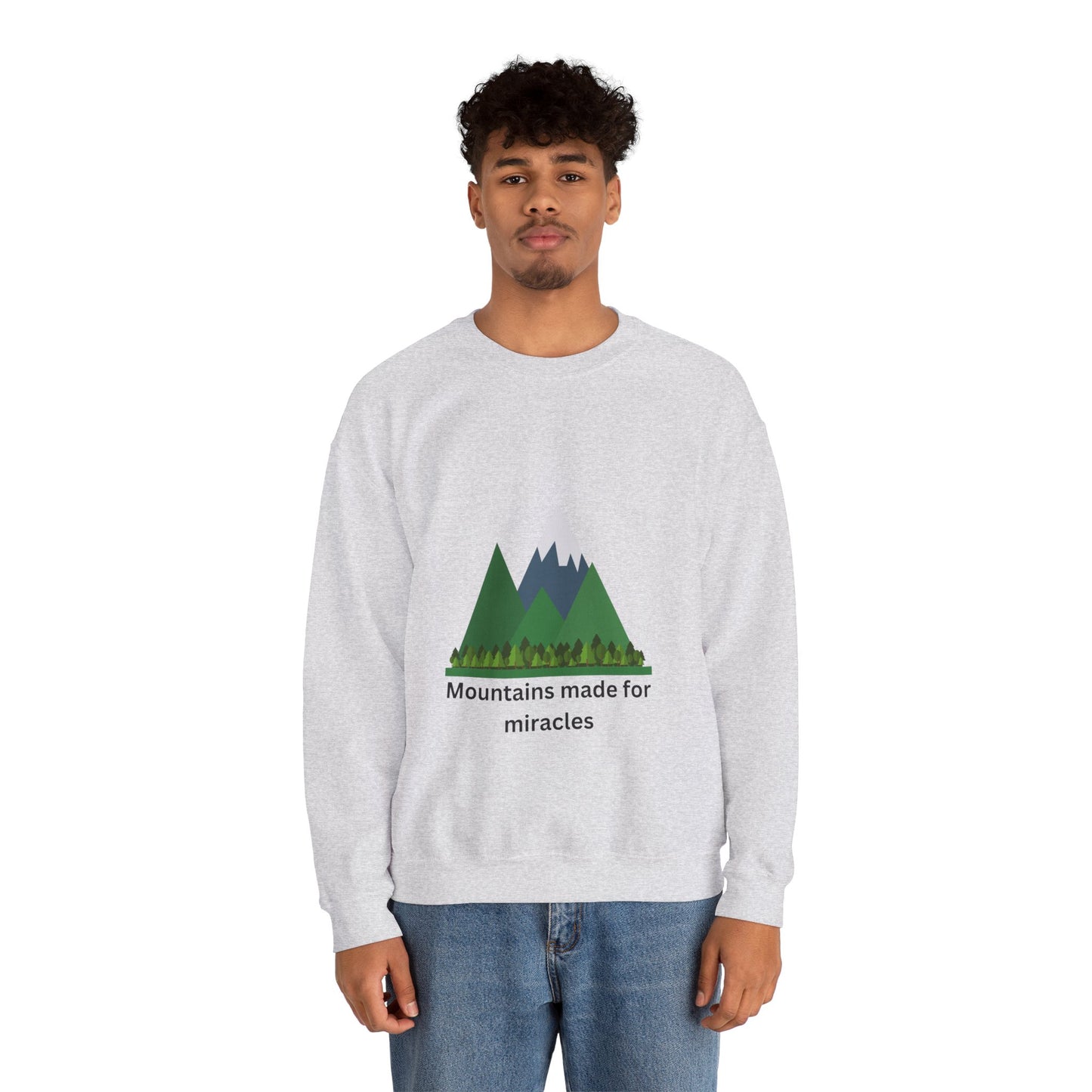 Mountains Made for Miracles Unisex Sweatshirt