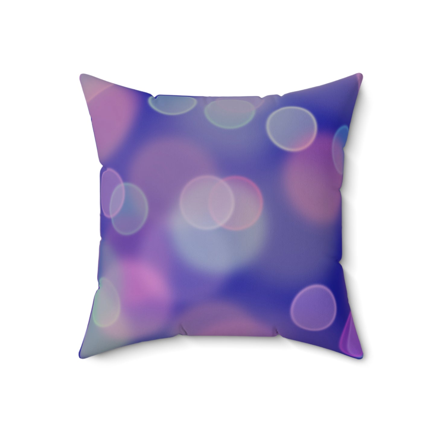Vibrant Bokeh Decorative Pillow | Cozy Home Accent