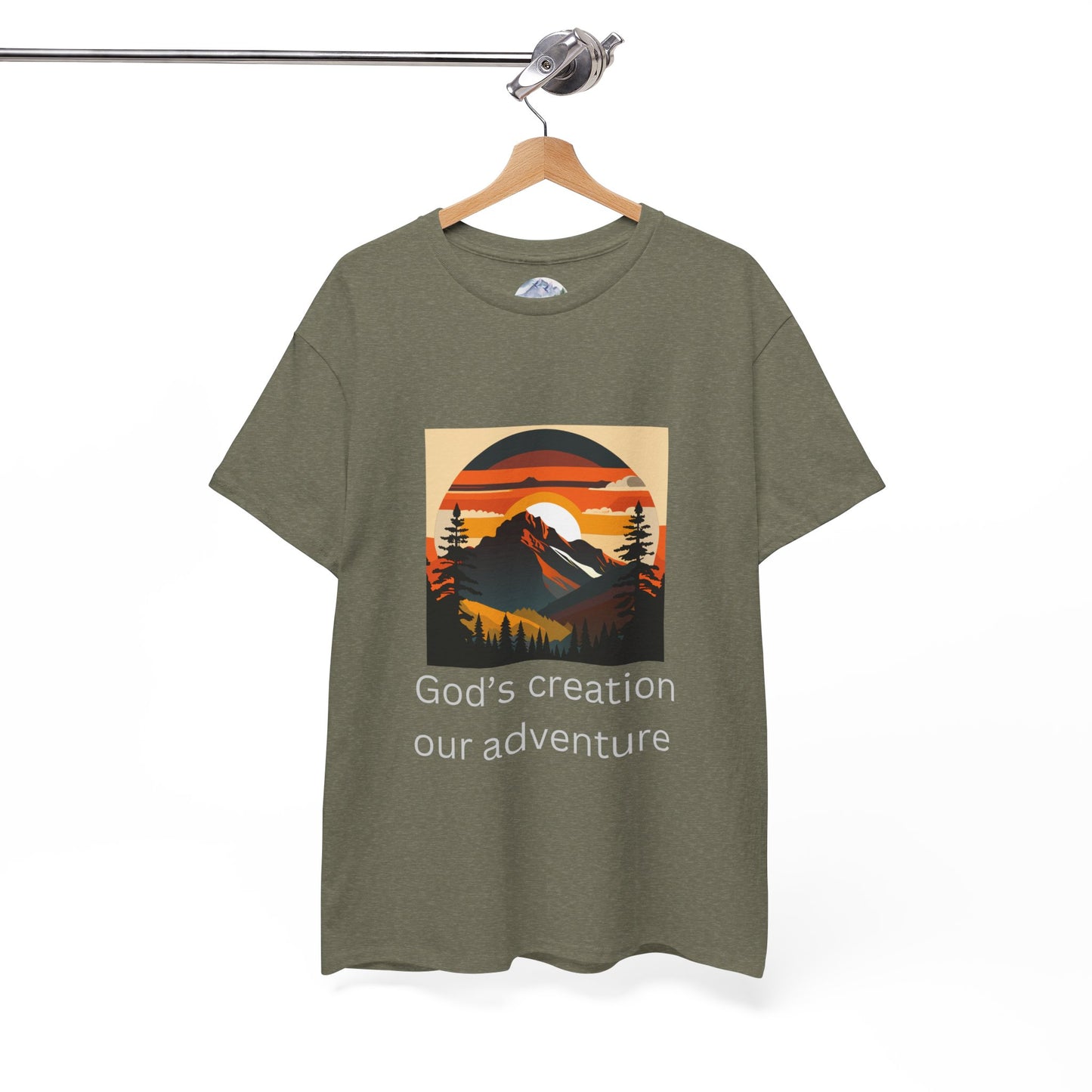 Mountain Sunset Unisex Tee - God's Creation Our Adventure