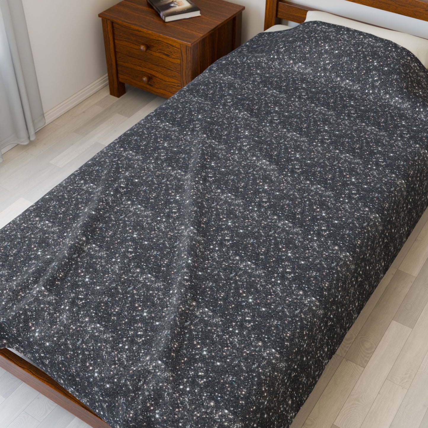 Velveteen Plush Blanket - Starry Night Warm Comfort Throw