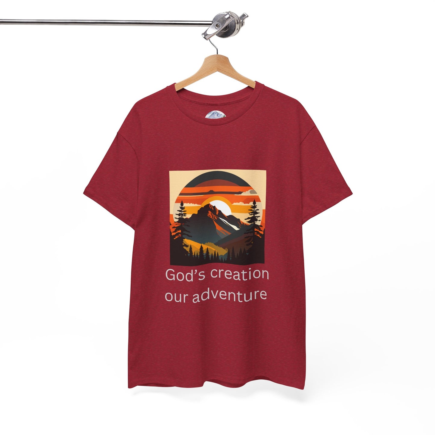 Mountain Sunset Unisex Tee - God's Creation Our Adventure