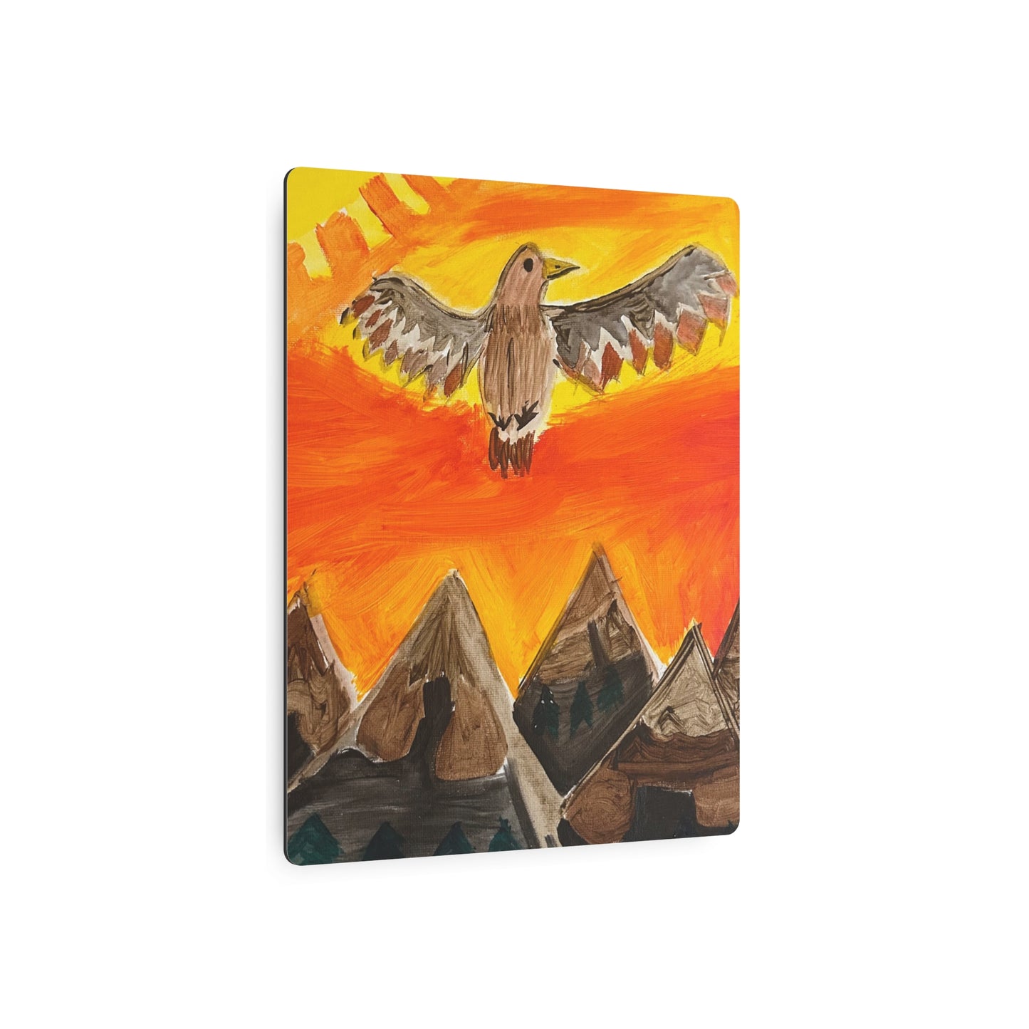 Metal Art Sign - Free Bird Wall Decor