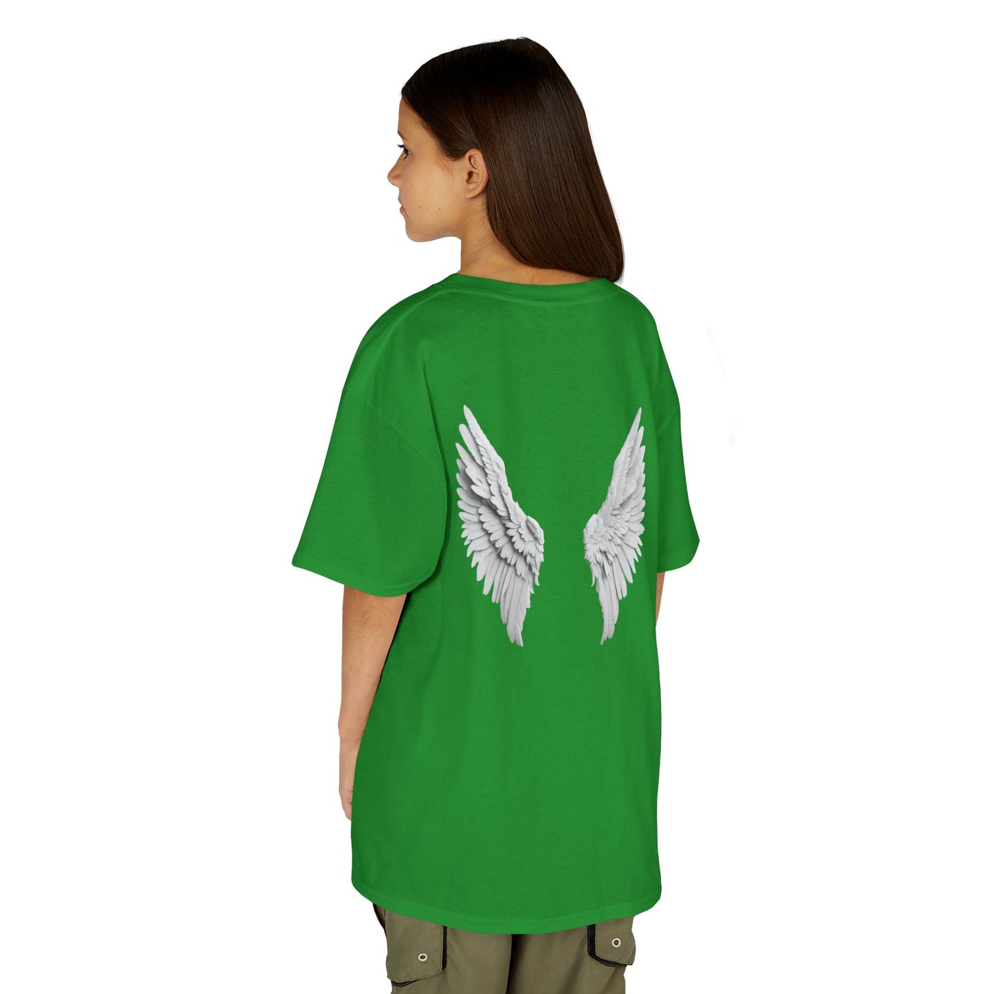 Blessed Kids Tee with Angel Wings