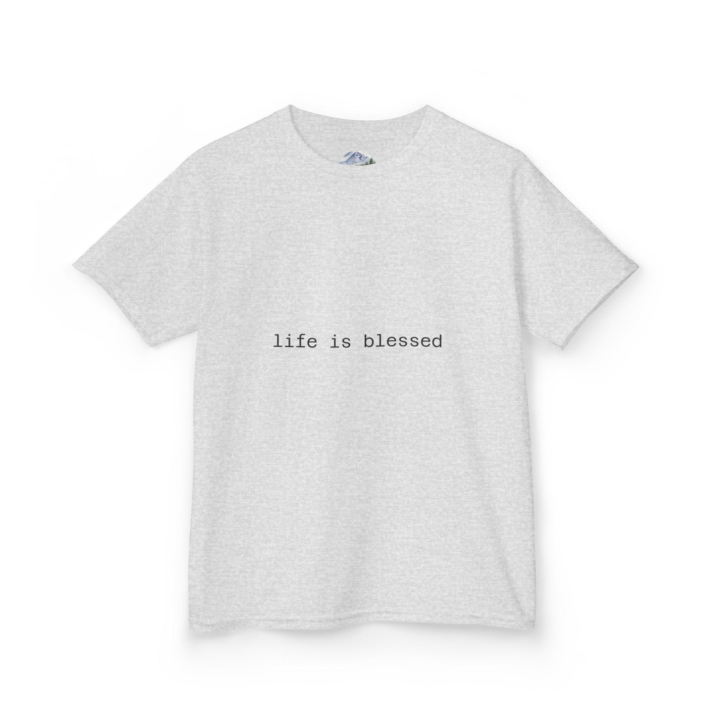 Blessed Kids Tee with Angel Wings