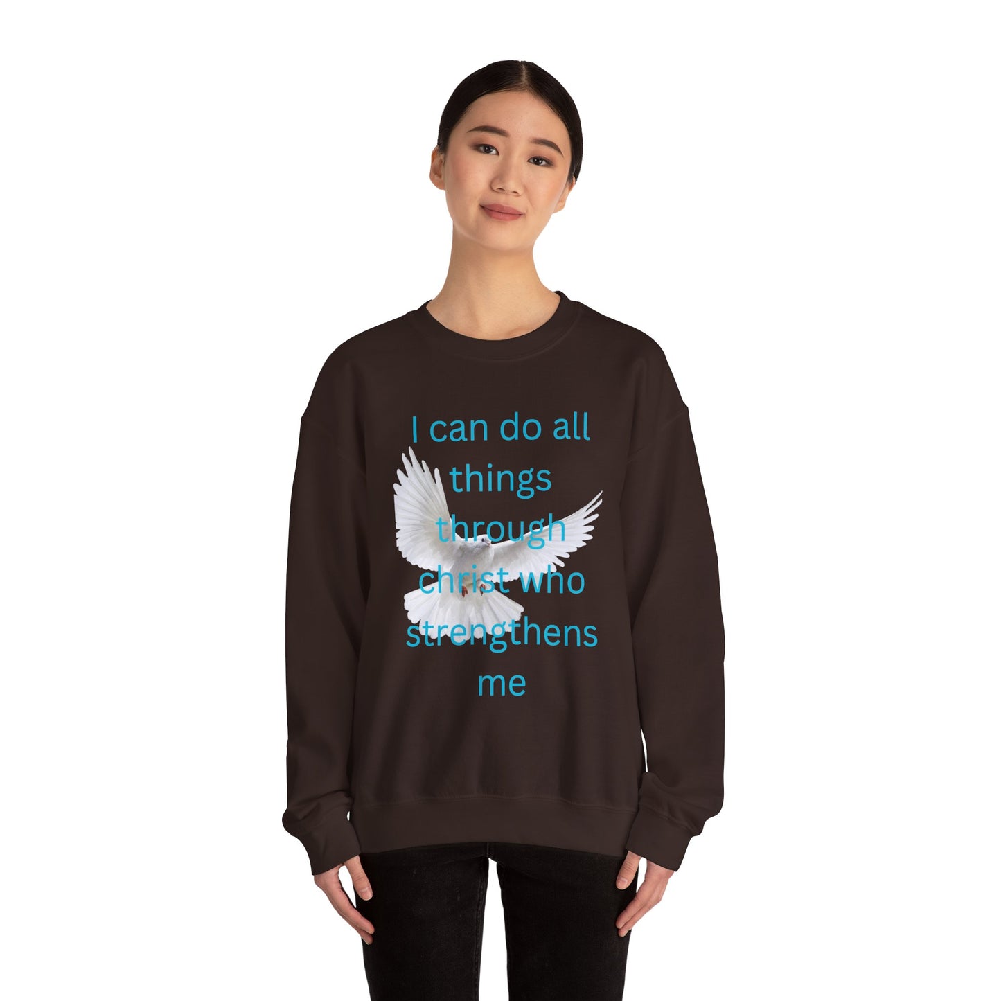 Christian Unisex Sweatshirt - White Dove Design