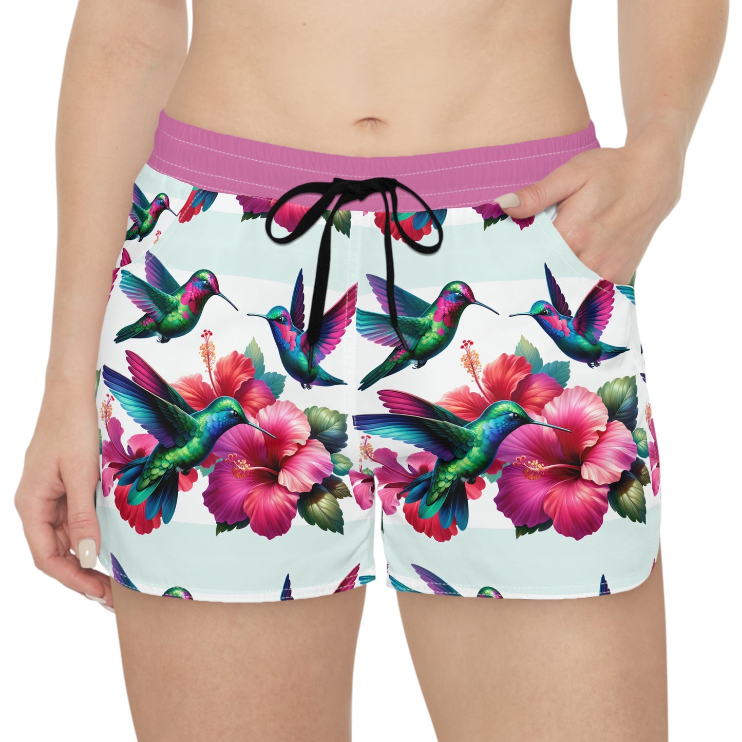 Tropical Hummingbird Women's Casual Shorts