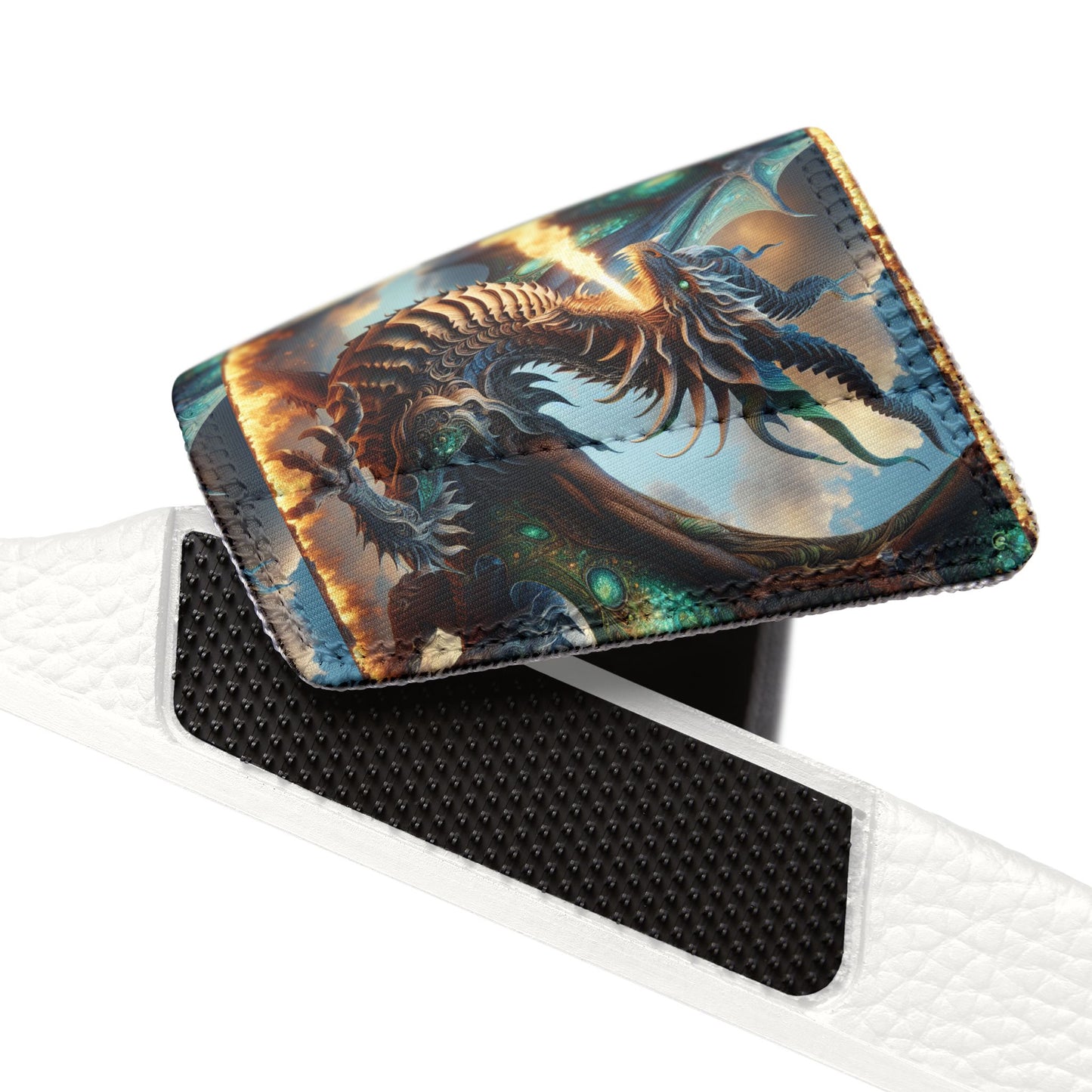 Stylish Dragon Graphic Men's Sandals - Perfect for Summer and Relaxation