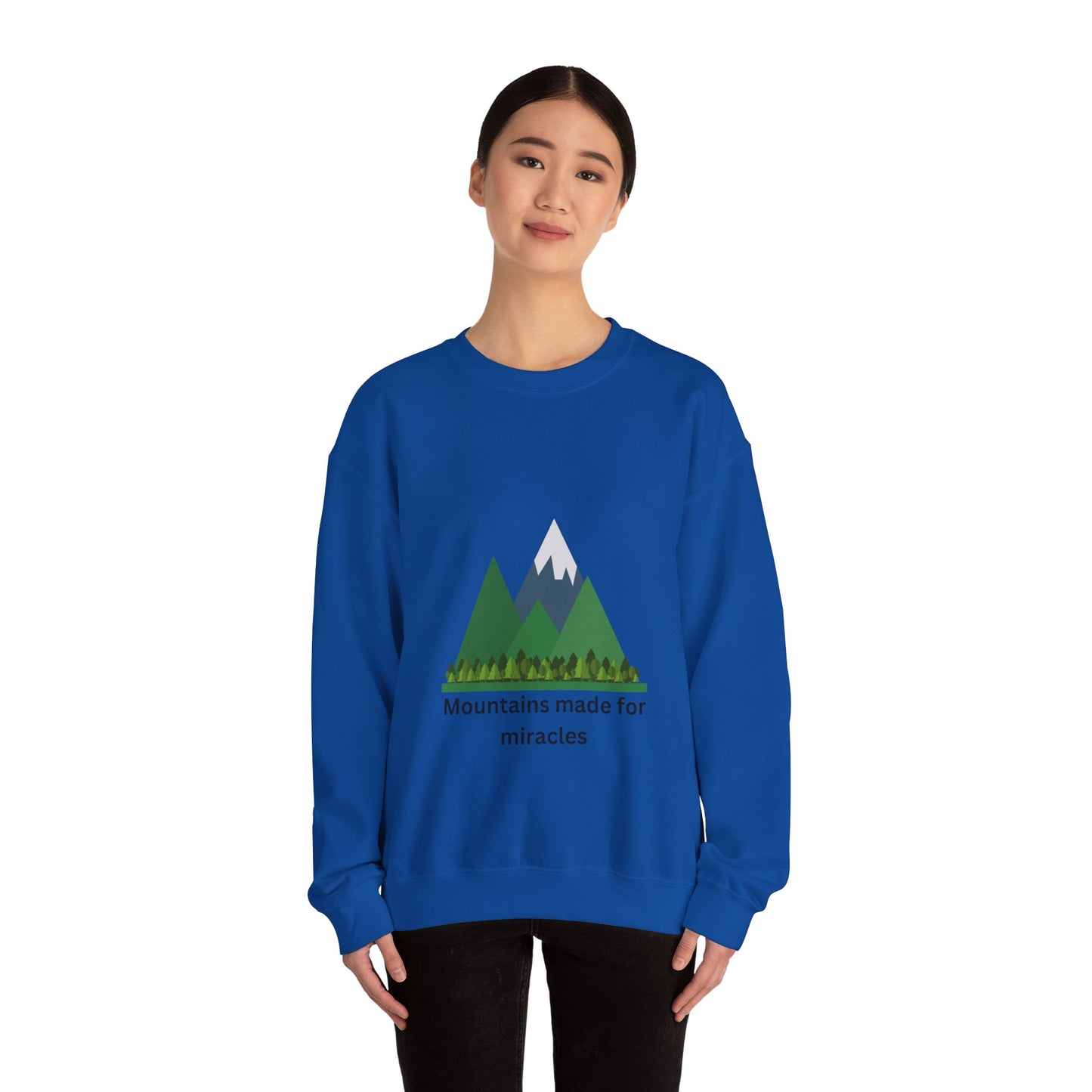 Mountains Made for Miracles Unisex Sweatshirt