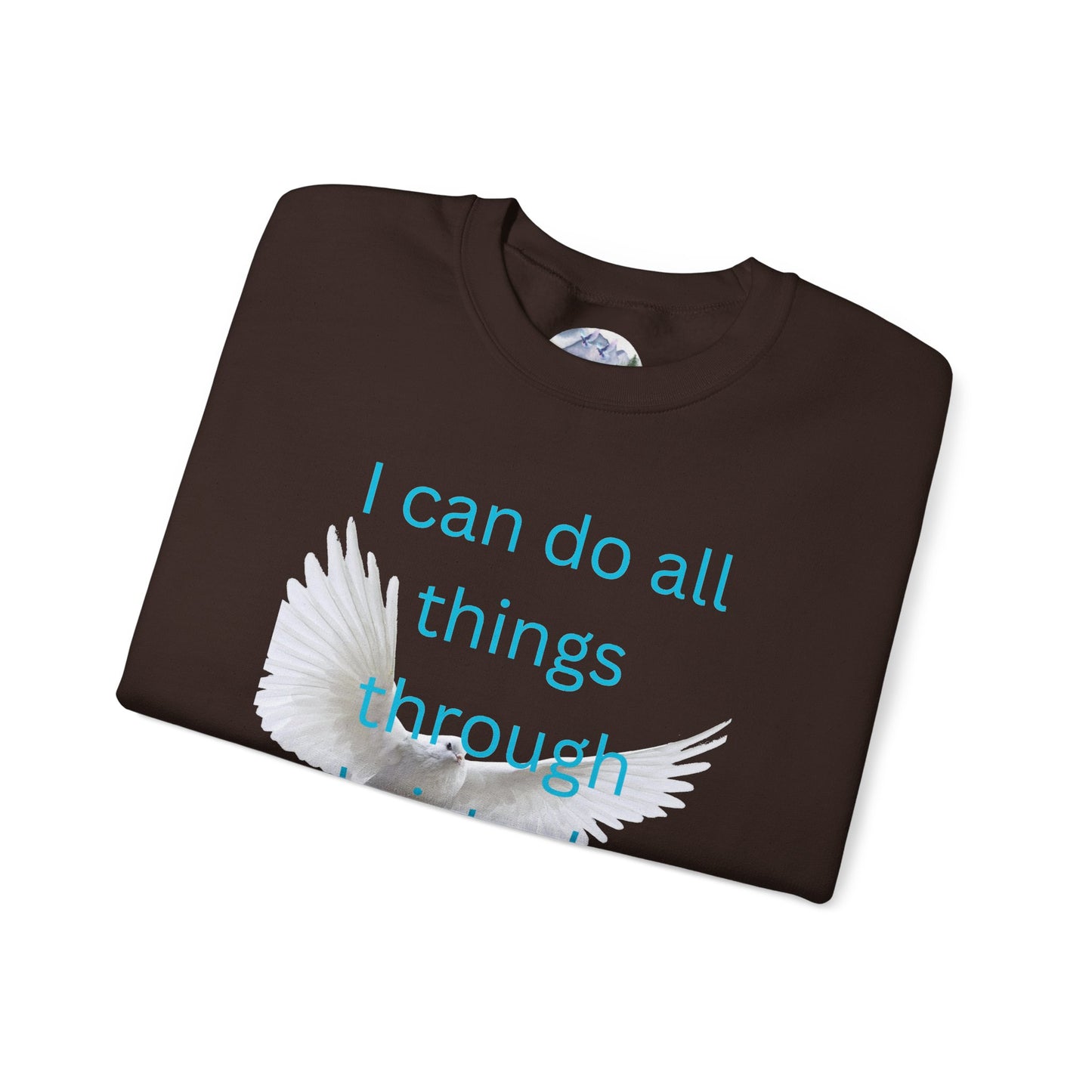 Christian Unisex Sweatshirt - White Dove Design