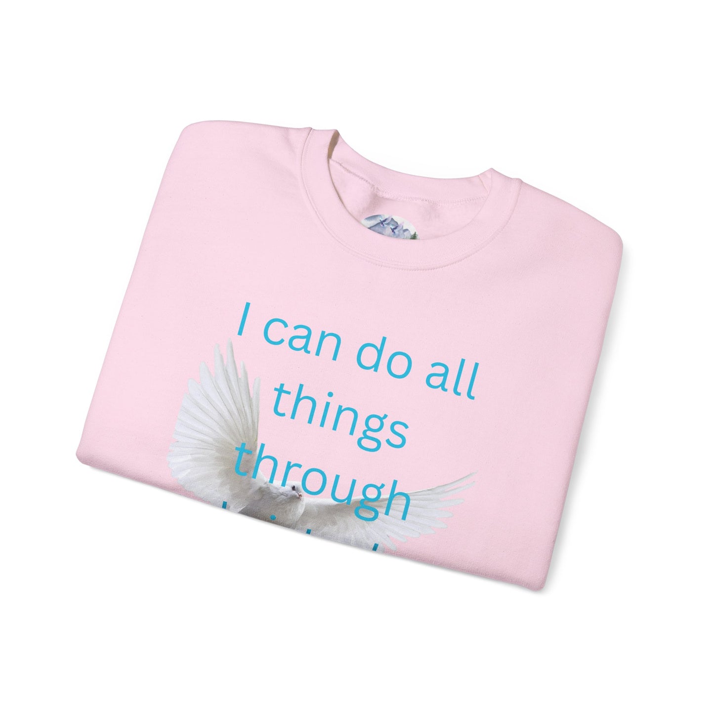Christian Unisex Sweatshirt - White Dove Design