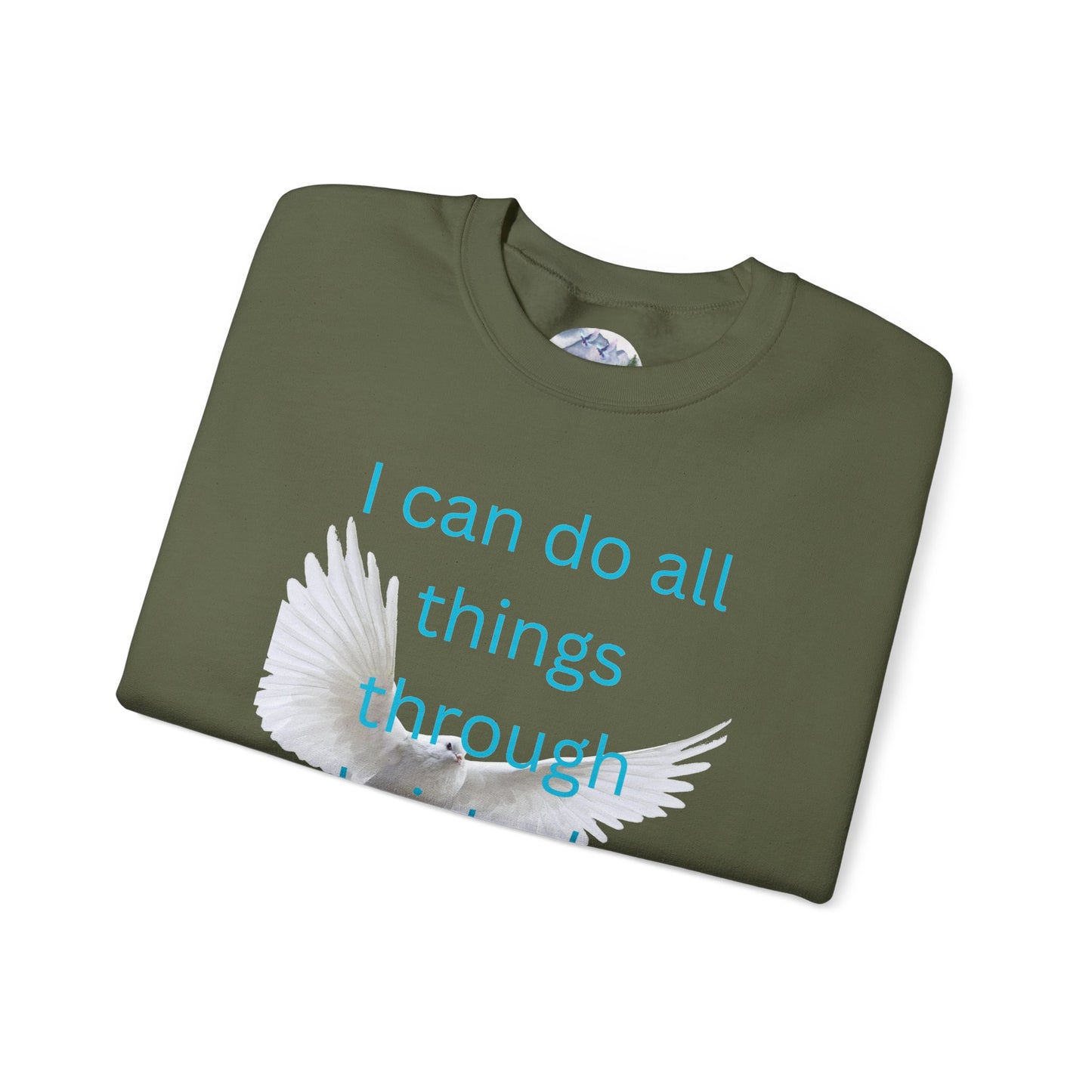 Christian Unisex Sweatshirt - White Dove Design