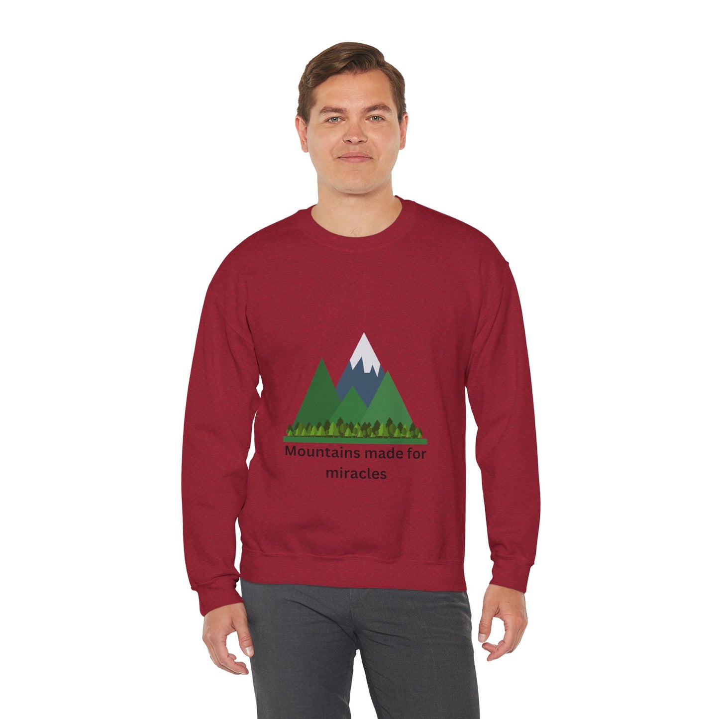 Mountains Made for Miracles Unisex Sweatshirt