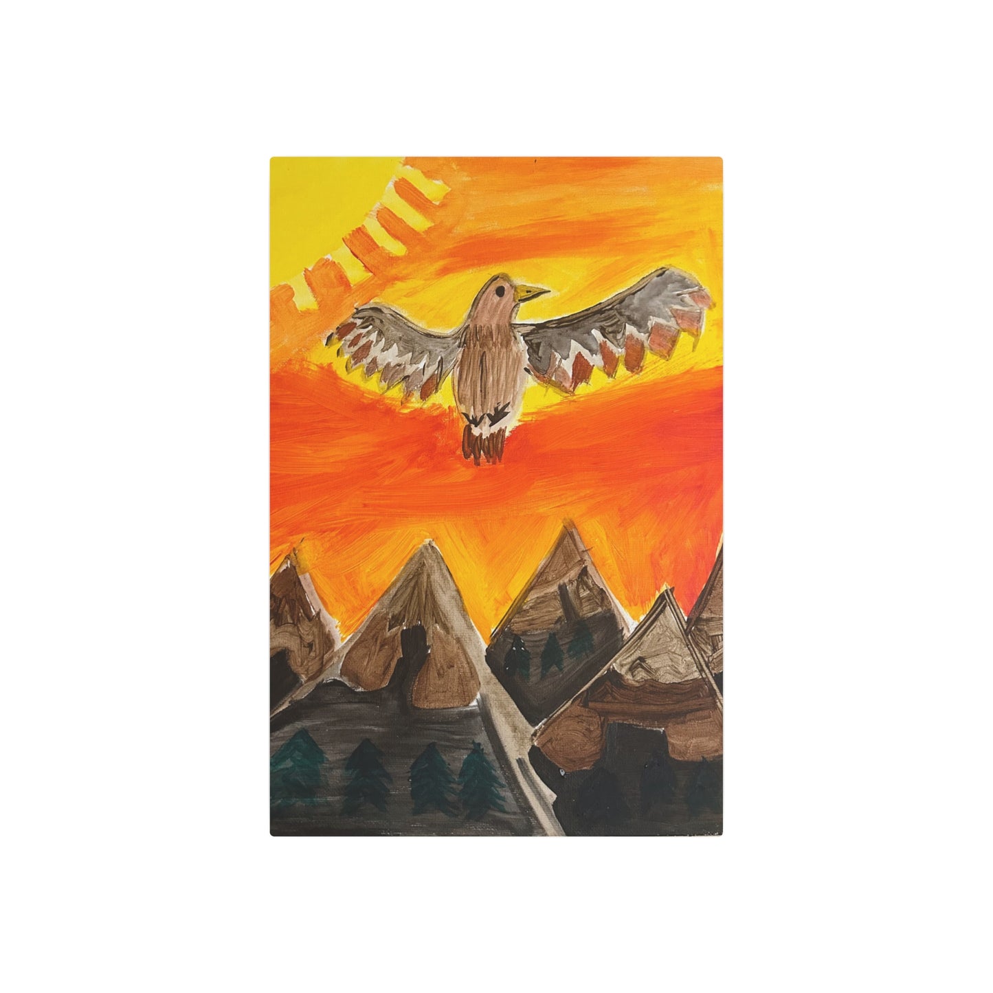 Metal Art Sign - Free Bird Wall Decor