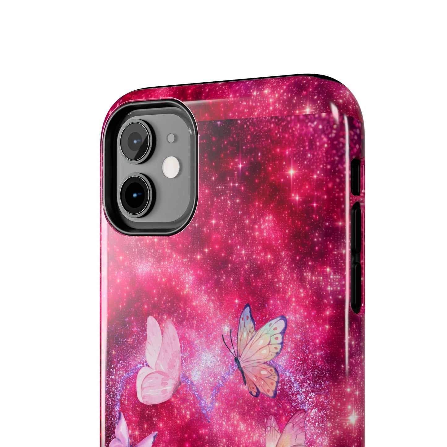 Butterfly Heart Tough Phone Cases - Vimentins Day Sparkly Design
