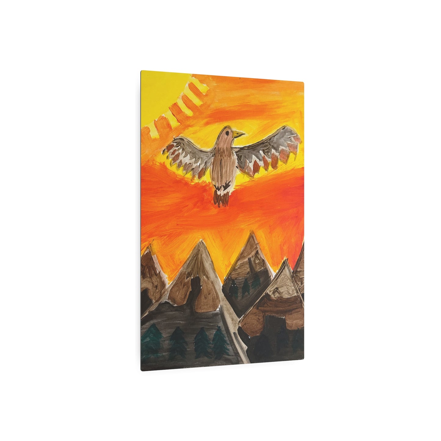 Metal Art Sign - Free Bird Wall Decor